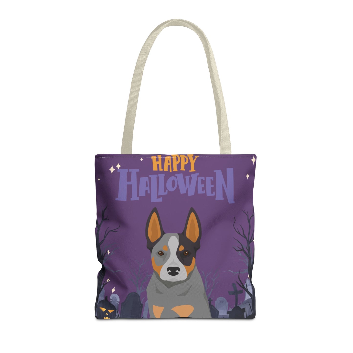 Australian Cattle Dog Dog Happy Halloween Tote Bag 16x16