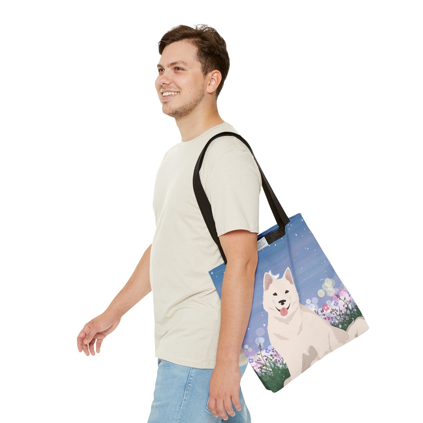 Alaskan Malamute Dog Tote Bag 16x16