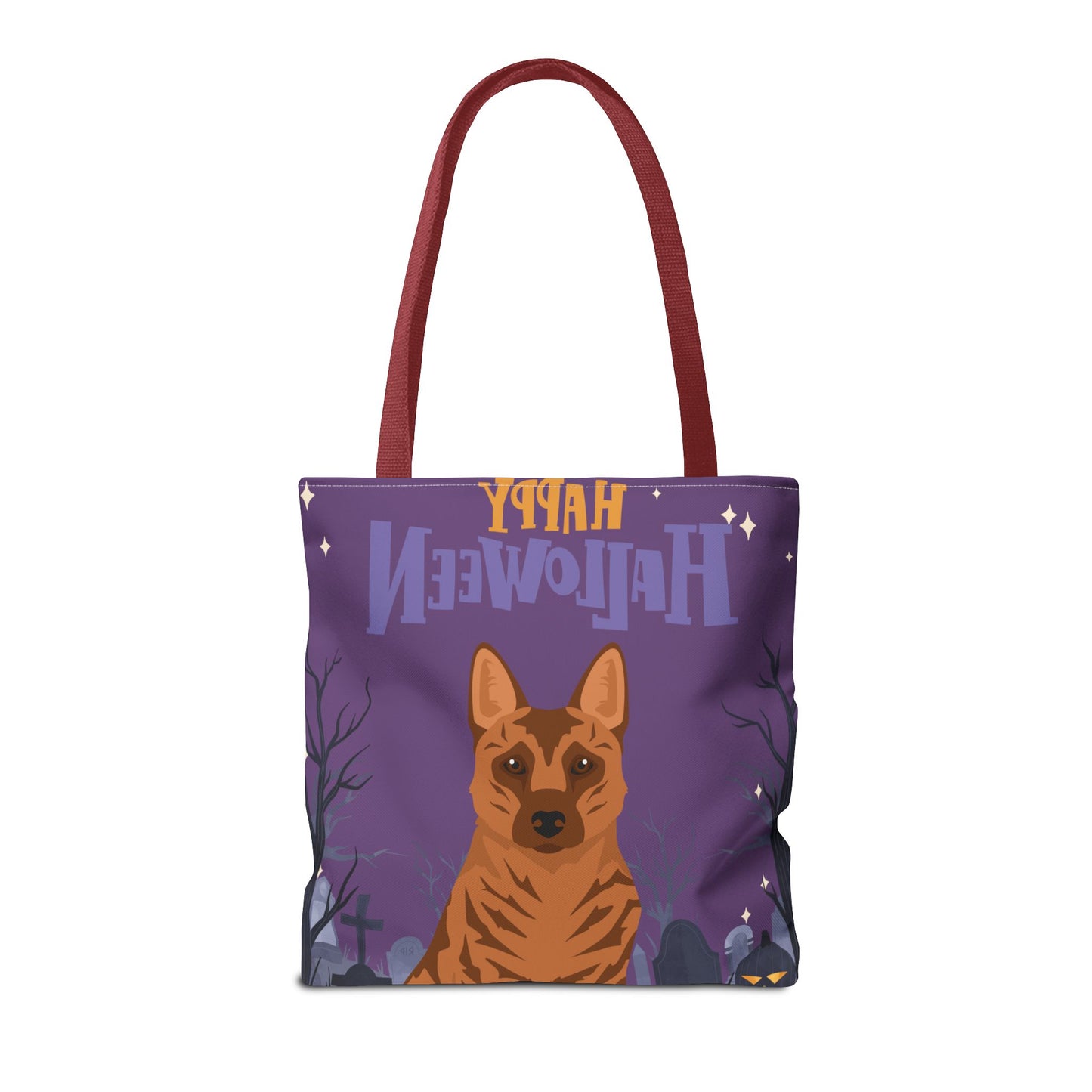 Kai Ken Dog Happy Halloween Tote Bag 16x16