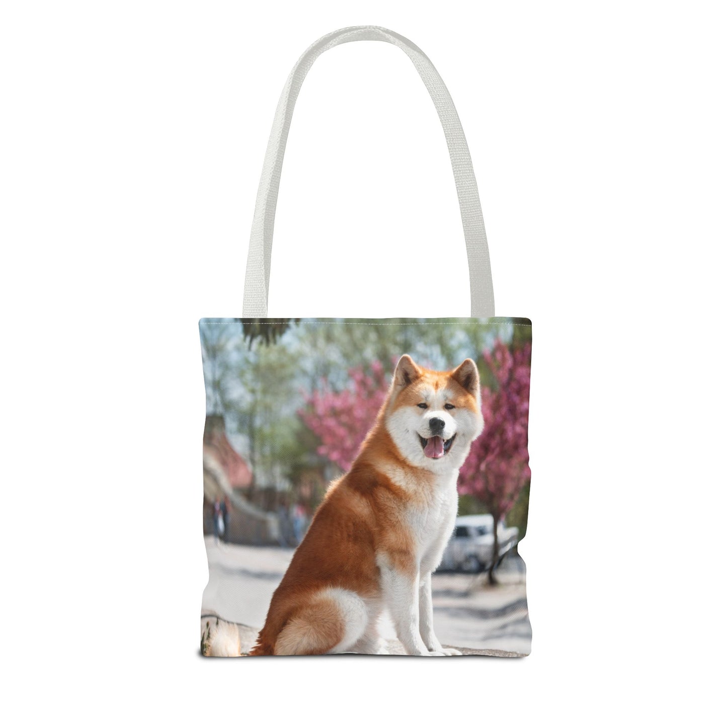 Japanese Akita Dog Tote Bag 13x13