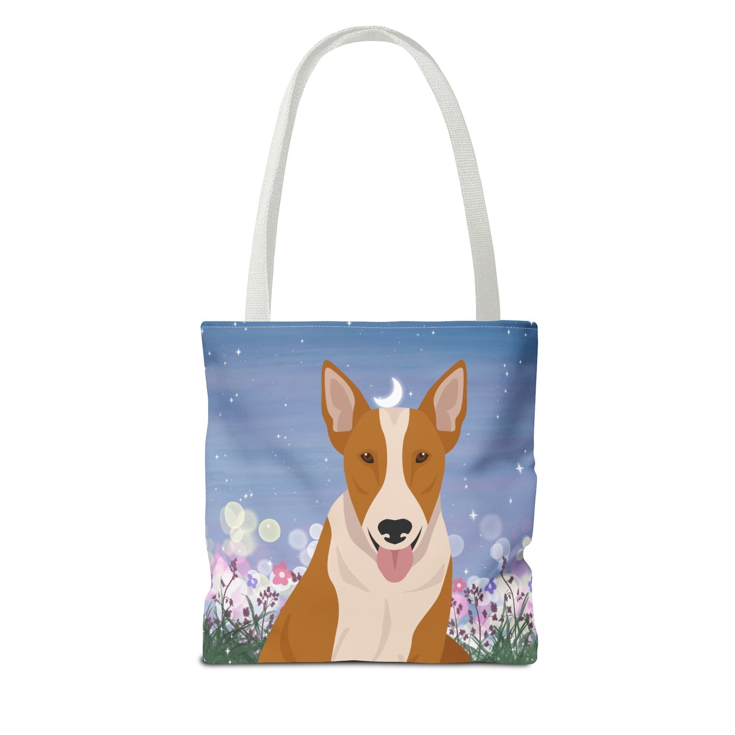 Bull Terrier Dog Tote Bag 13x13