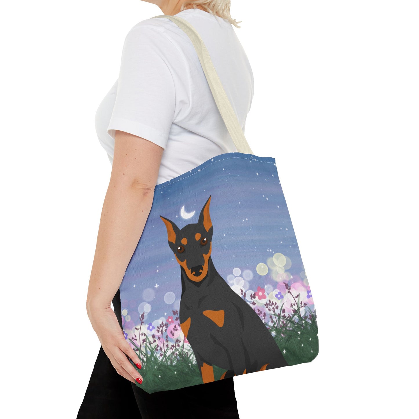 German Pinscher Dog Tote Bag 16x16