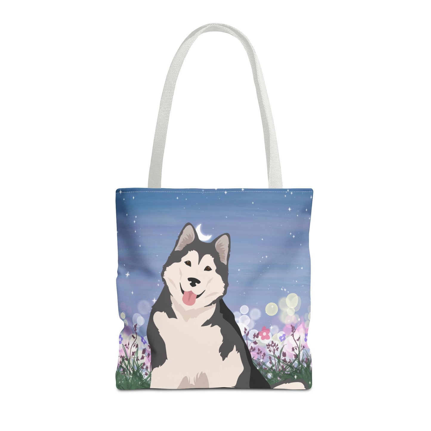 Alaskan Malamute Dog Tote Bag 16x16
