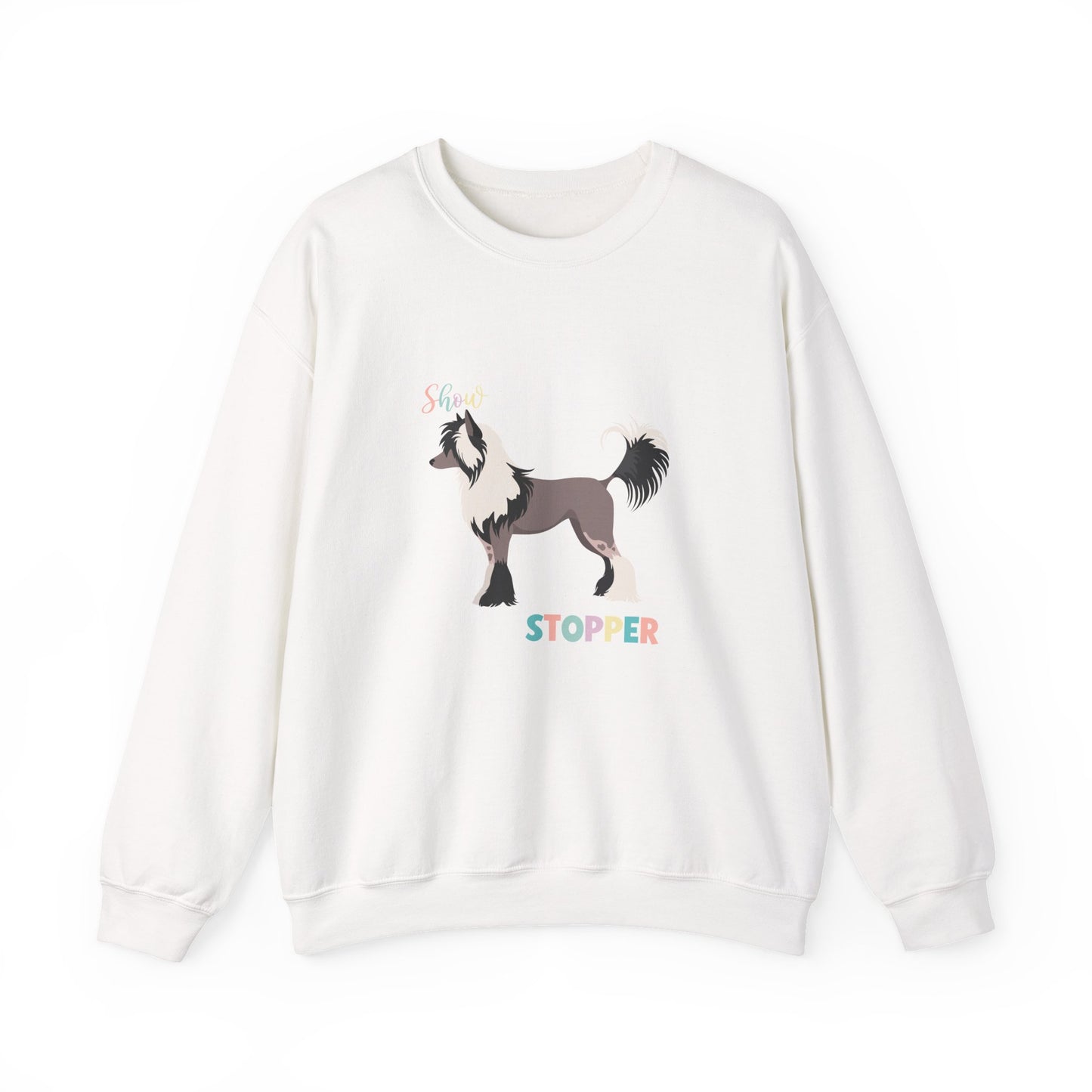 Chinese Crested Dog Dog Unisex Heavy Blend Crewneck Sweatshirt