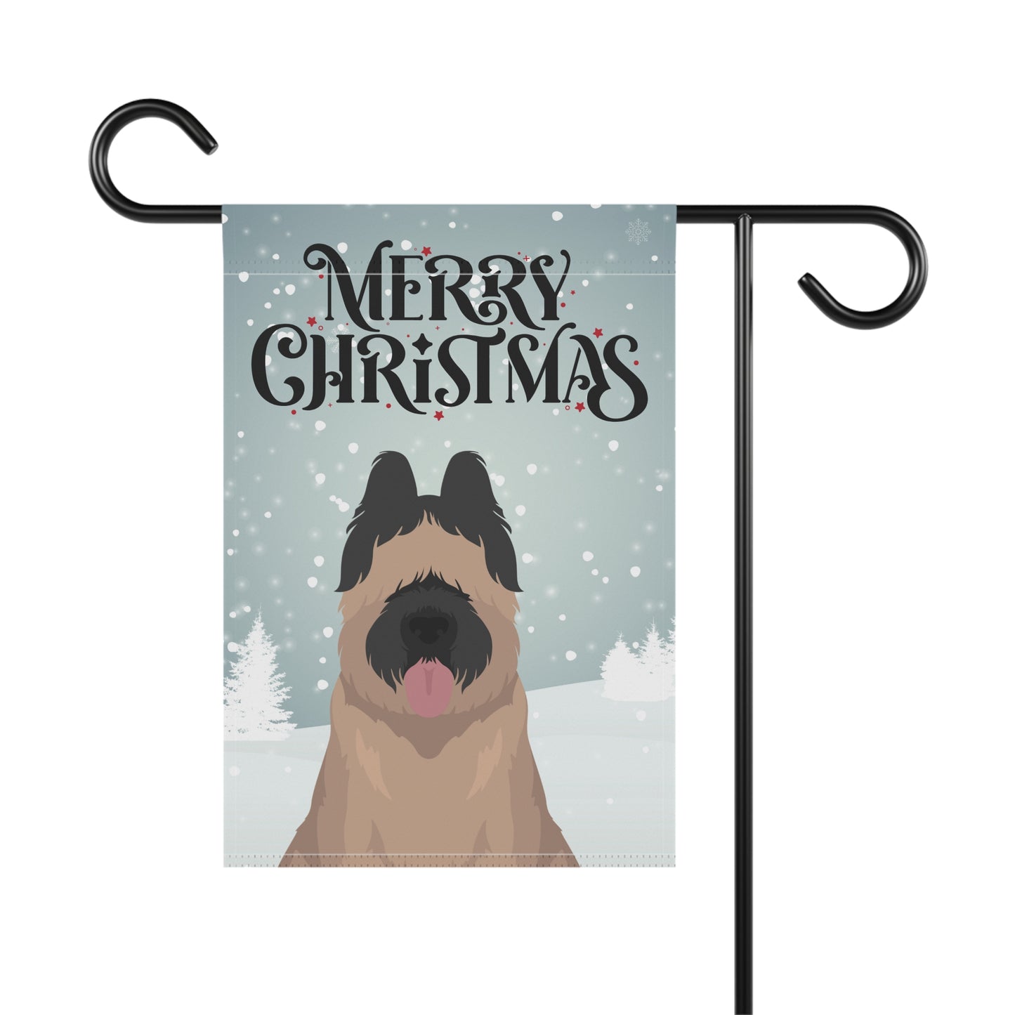 Briard Dog Garden Flag