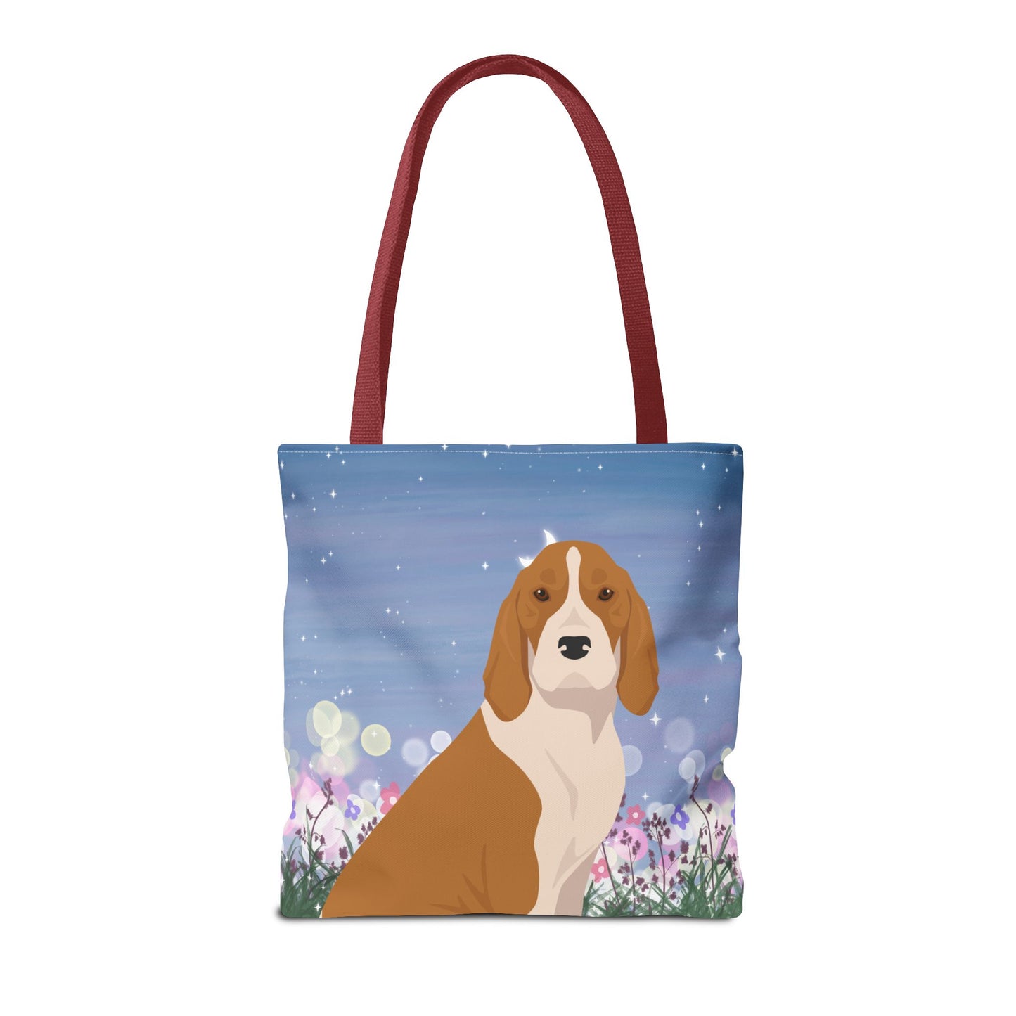 American English Coonhound Dog Tote Bag 16x16