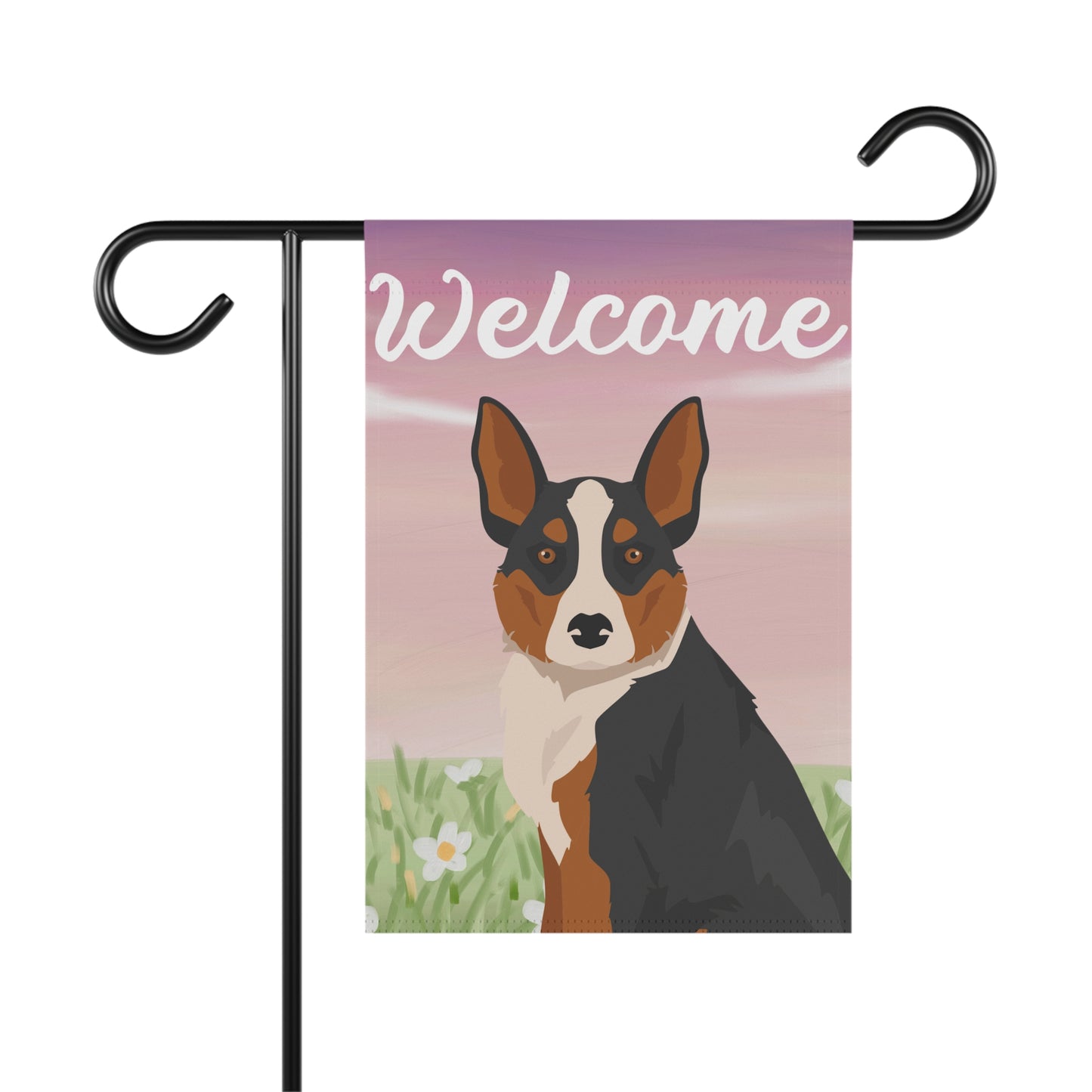 McNab Dog Welcome Garden Flag