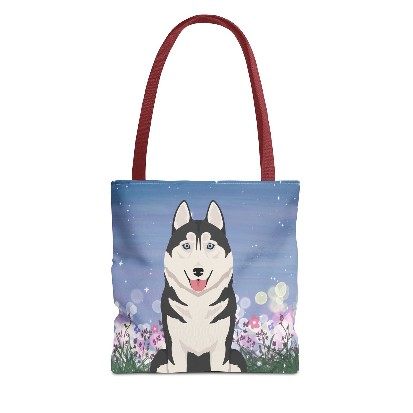 Siberian Husky Dog Tote Bag 13x13