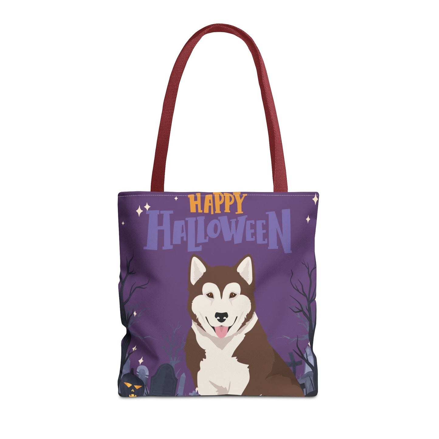 Canadian Inuit Dog Dog Happy Halloween Tote Bag 16x16
