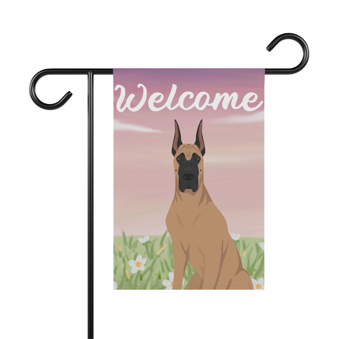 Great Dane Dog Welcome Garden Flag