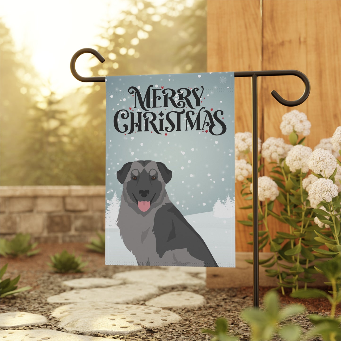 Carpathian Shepherd Dog Garden Flag