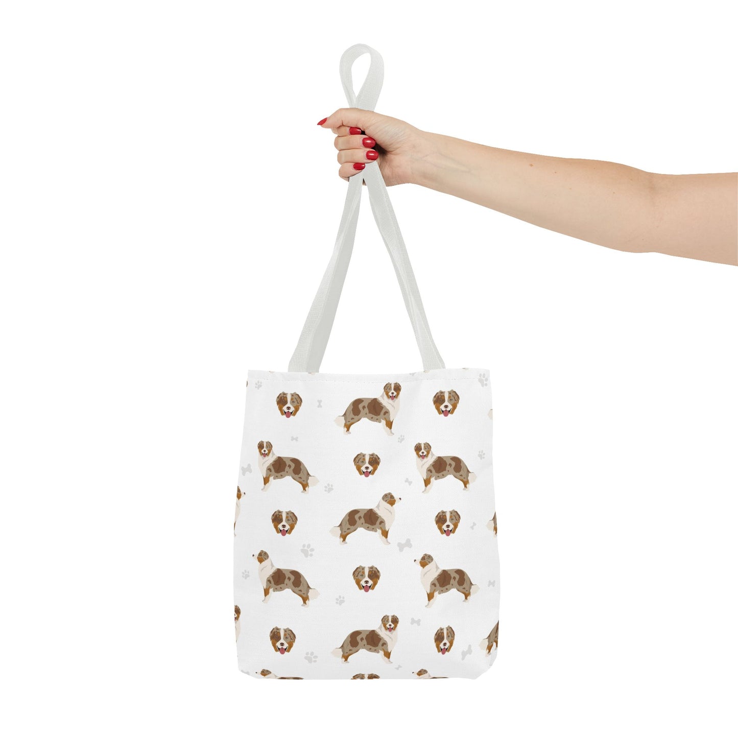 Australian Shepherd Dog Tote Bag, Aussie Dog Mom Lover Gift