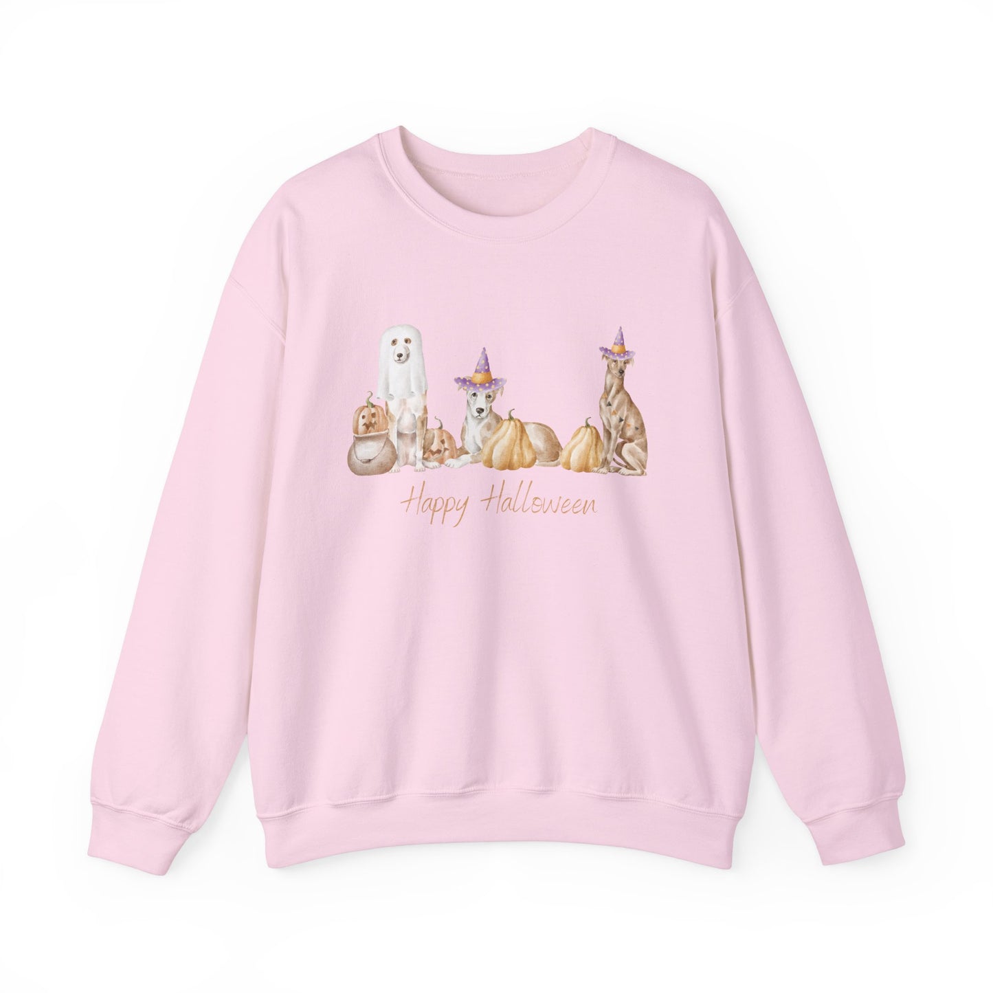 Whippet Dog Halloween Unisex Heavy Blend Crewneck Sweatshirt