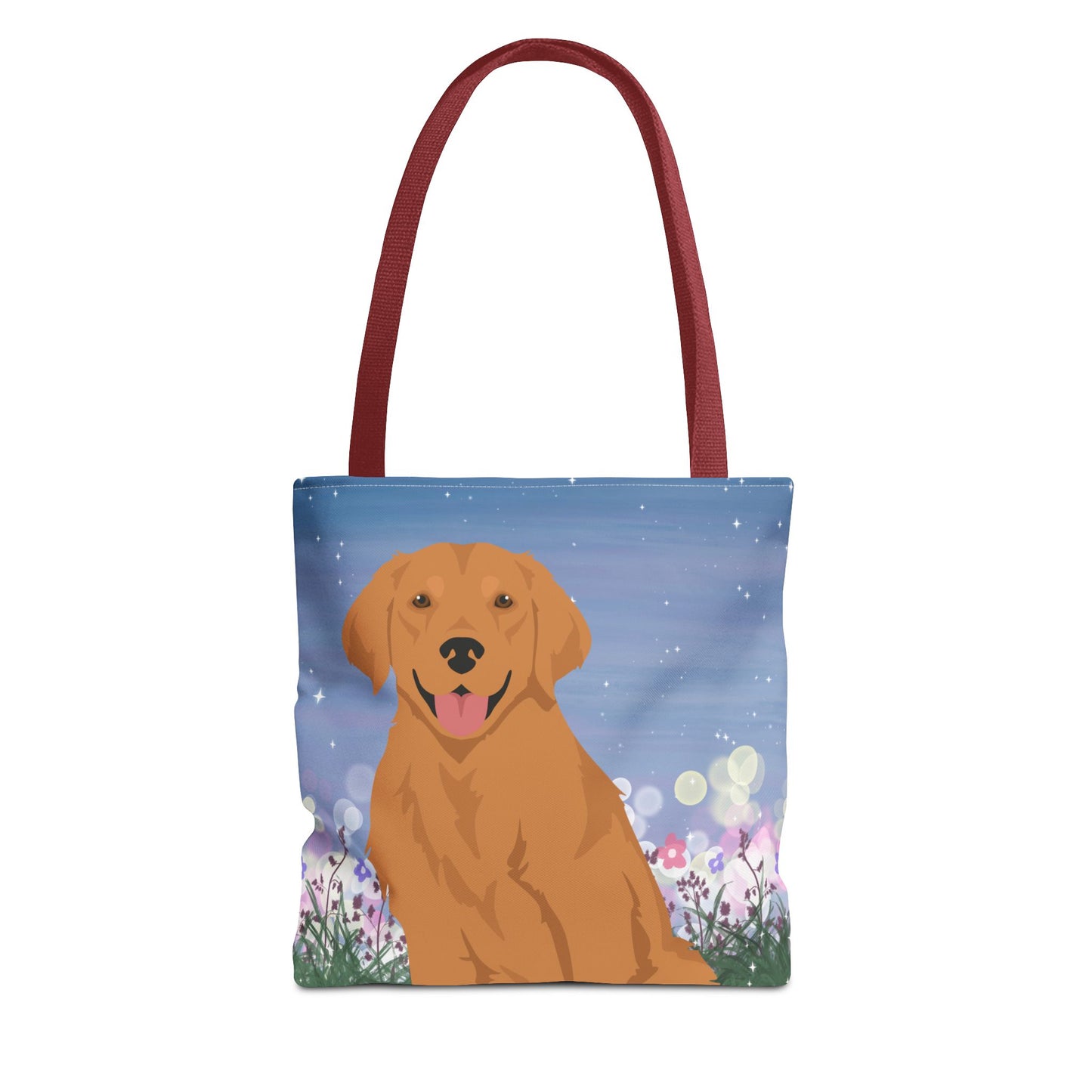 Golden Retriever Dog Tote Bag 13x13
