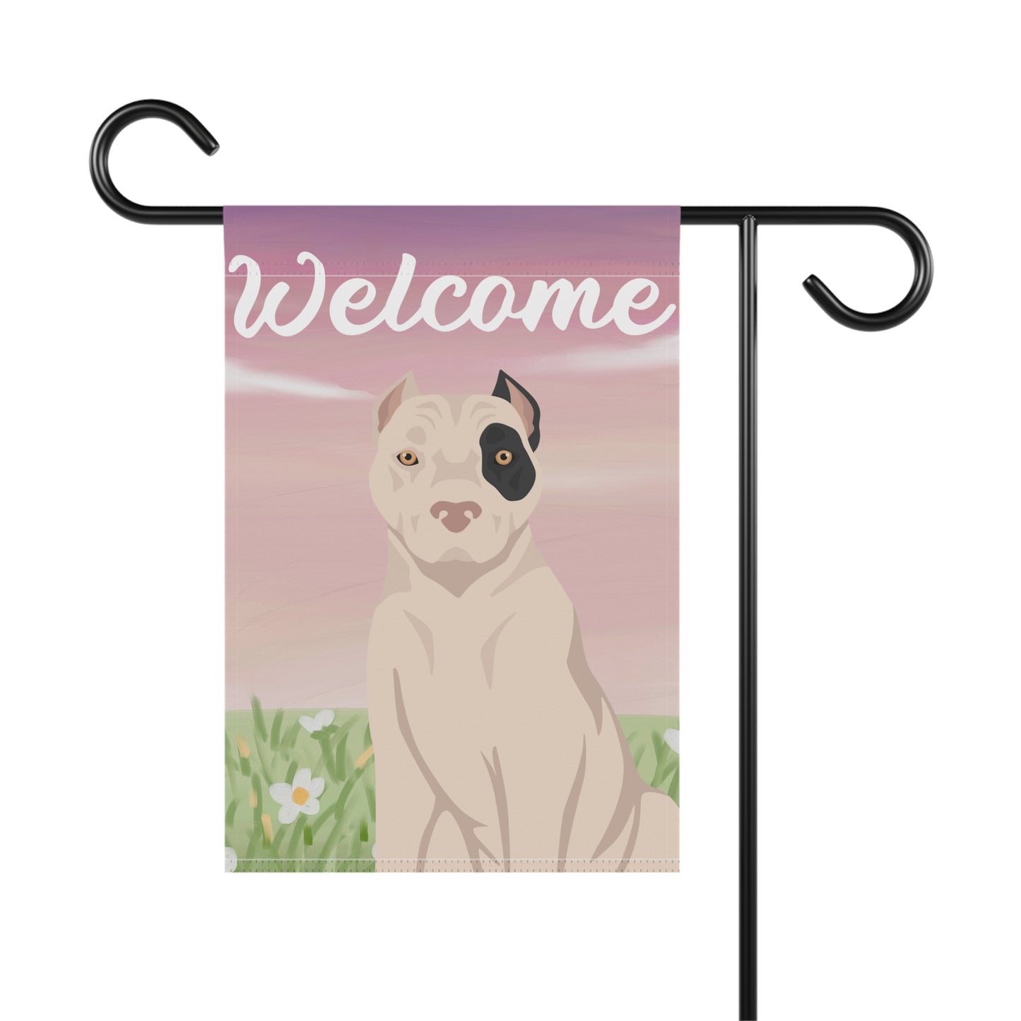 American Staffordshire Terrier Dog Welcome Garden Flag