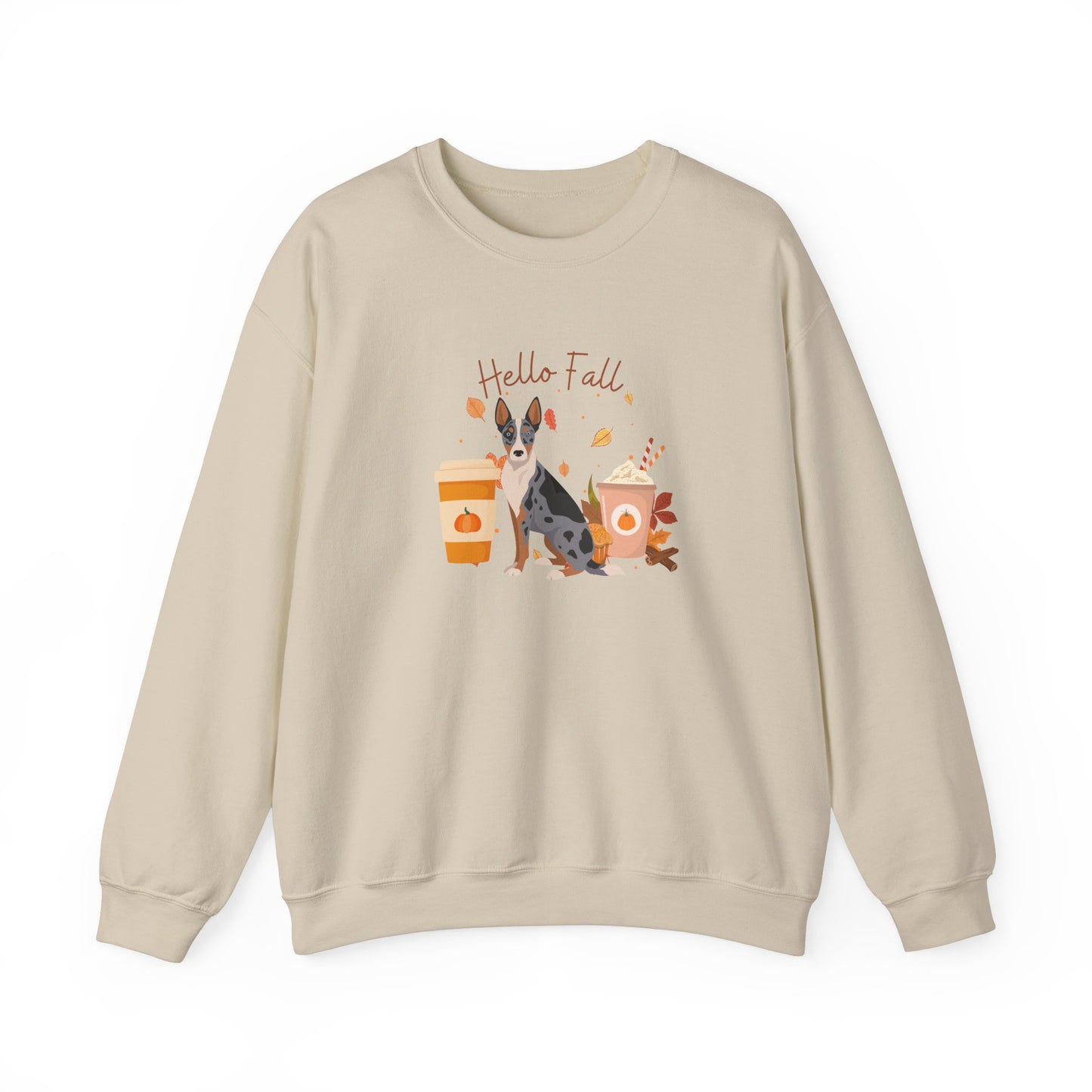 Australian Koolie Dog Fall Unisex Heavy Blend Crewneck Sweatshirt