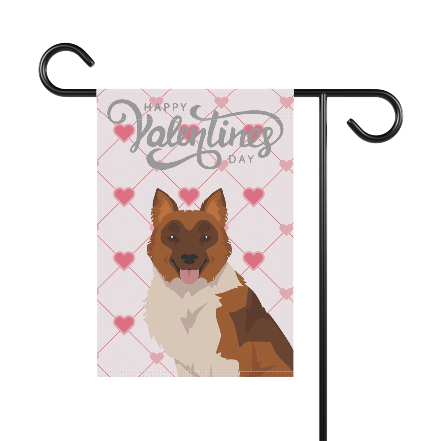 Elo Dog Valentines Day Garden Flag