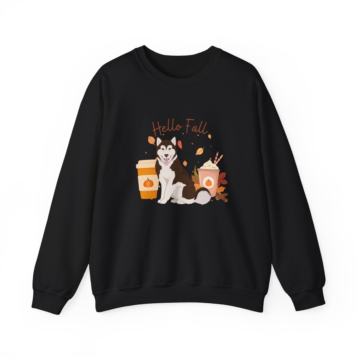 Canadian Inuit Dog Fall Halloween Unisex Heavy Blend Crewneck Sweatshirt