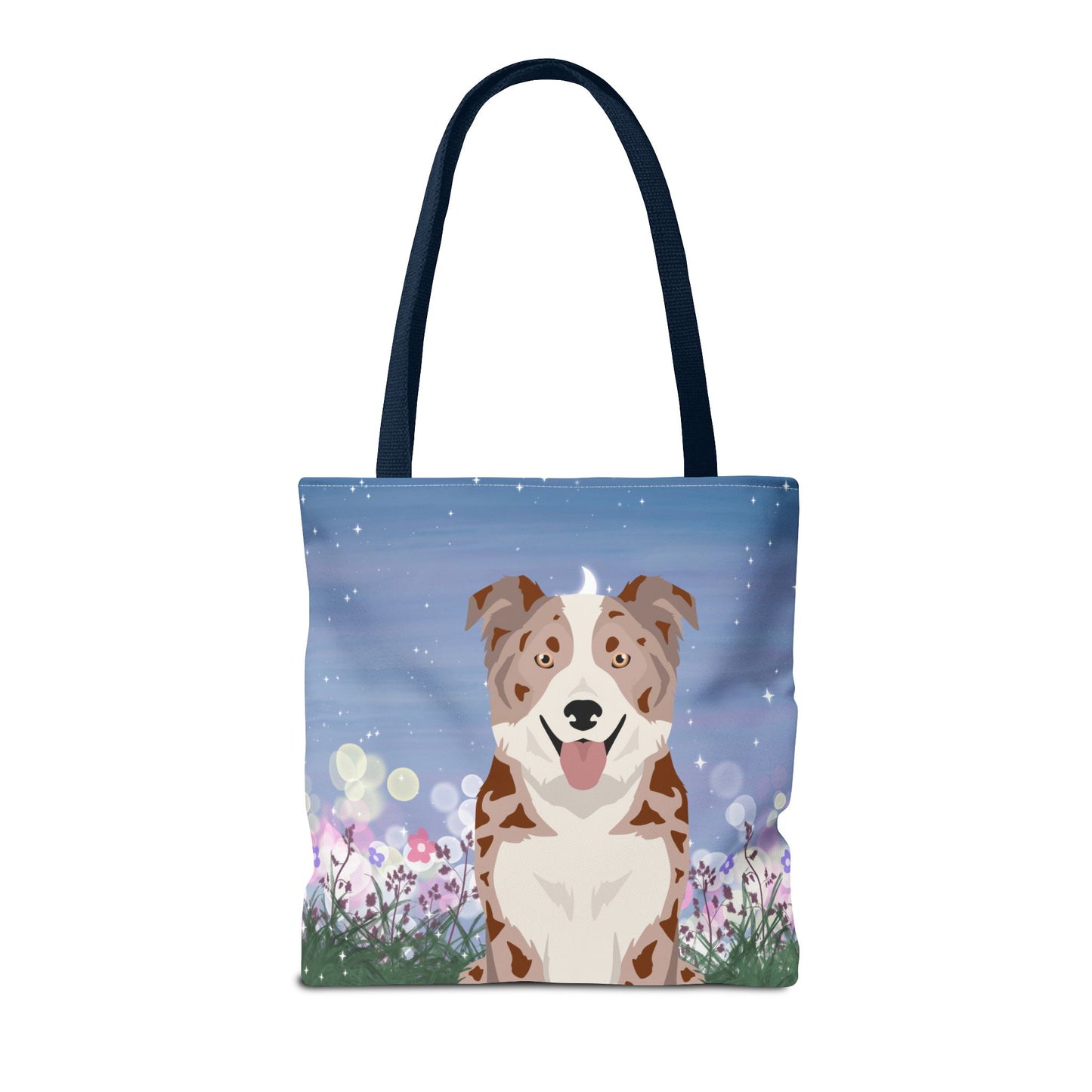 Border Collie Dog Tote Bag 16x16