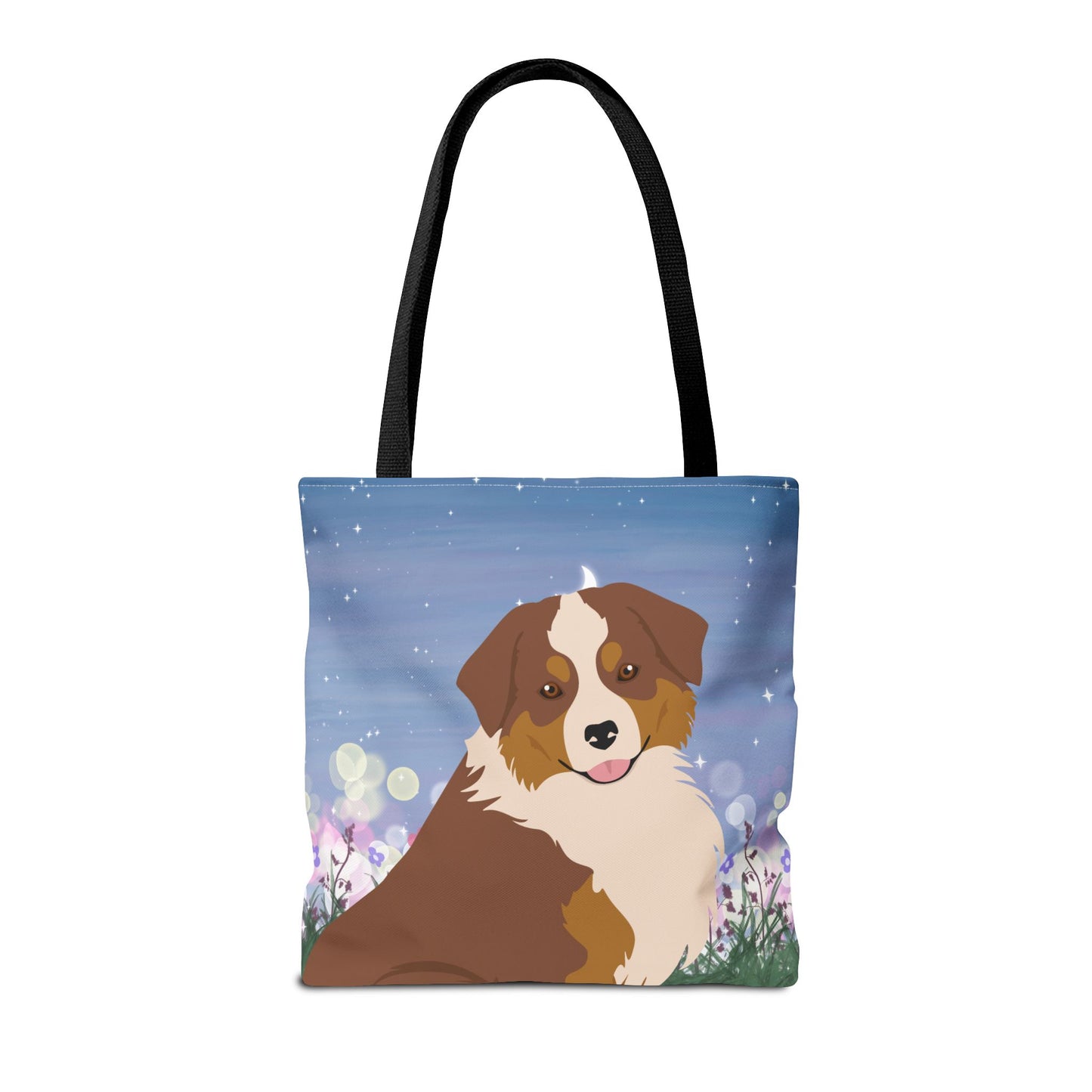 Miniature American Shepherd Dog Tote Bag 16x16