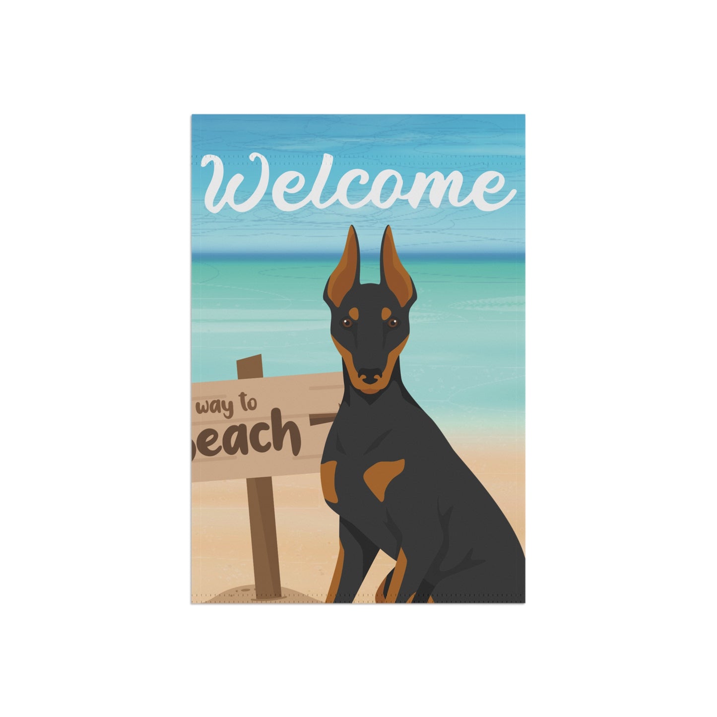Manchester Terrier Dog Garden Flag