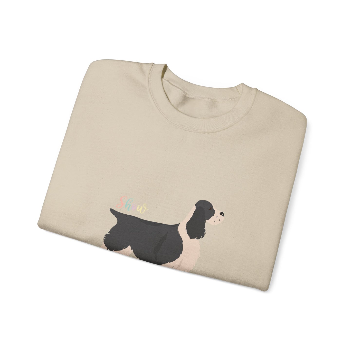 Springer Spaniel Dog Unisex Heavy Blend Crewneck Sweatshirt