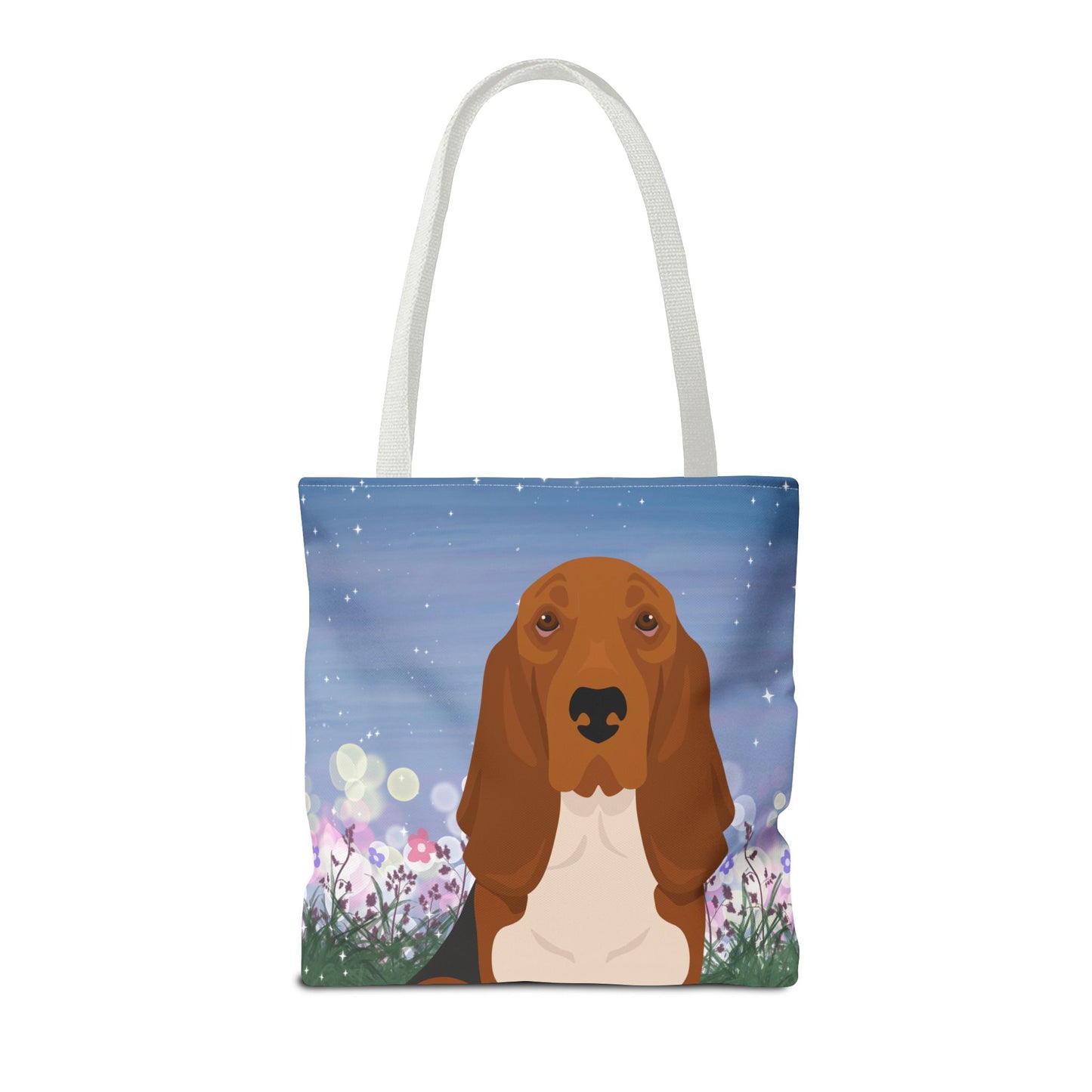 Basset Hound Dog Tote Bag 16x16