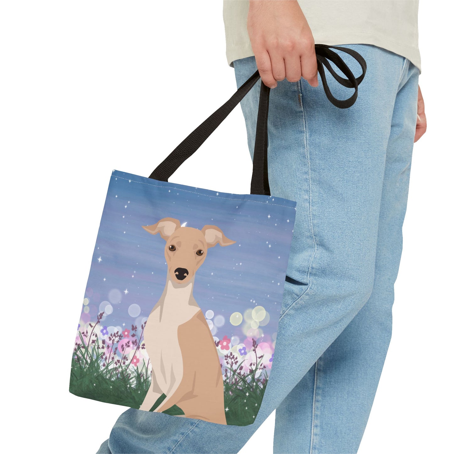 Italian Greyhound Dog Tote Bag 13x13