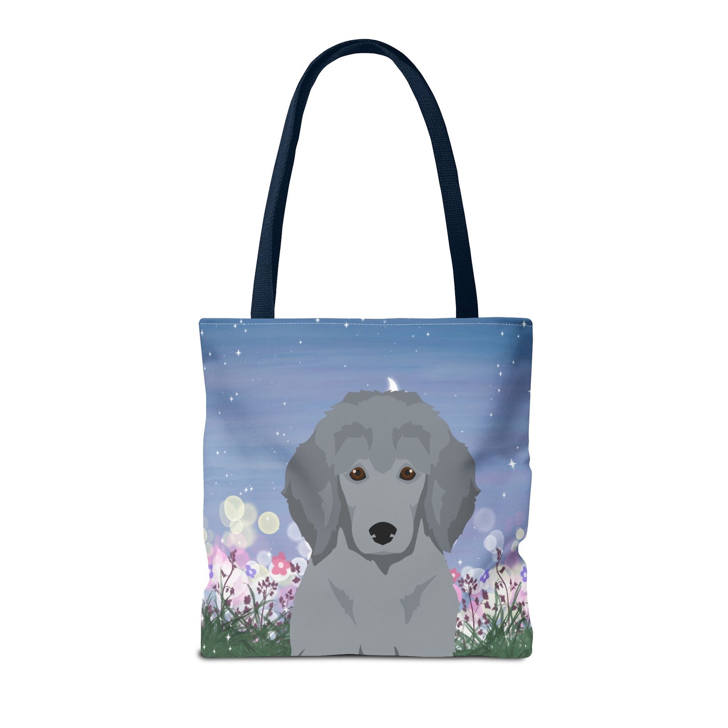 Poodle Dog Tote Bag 16x16
