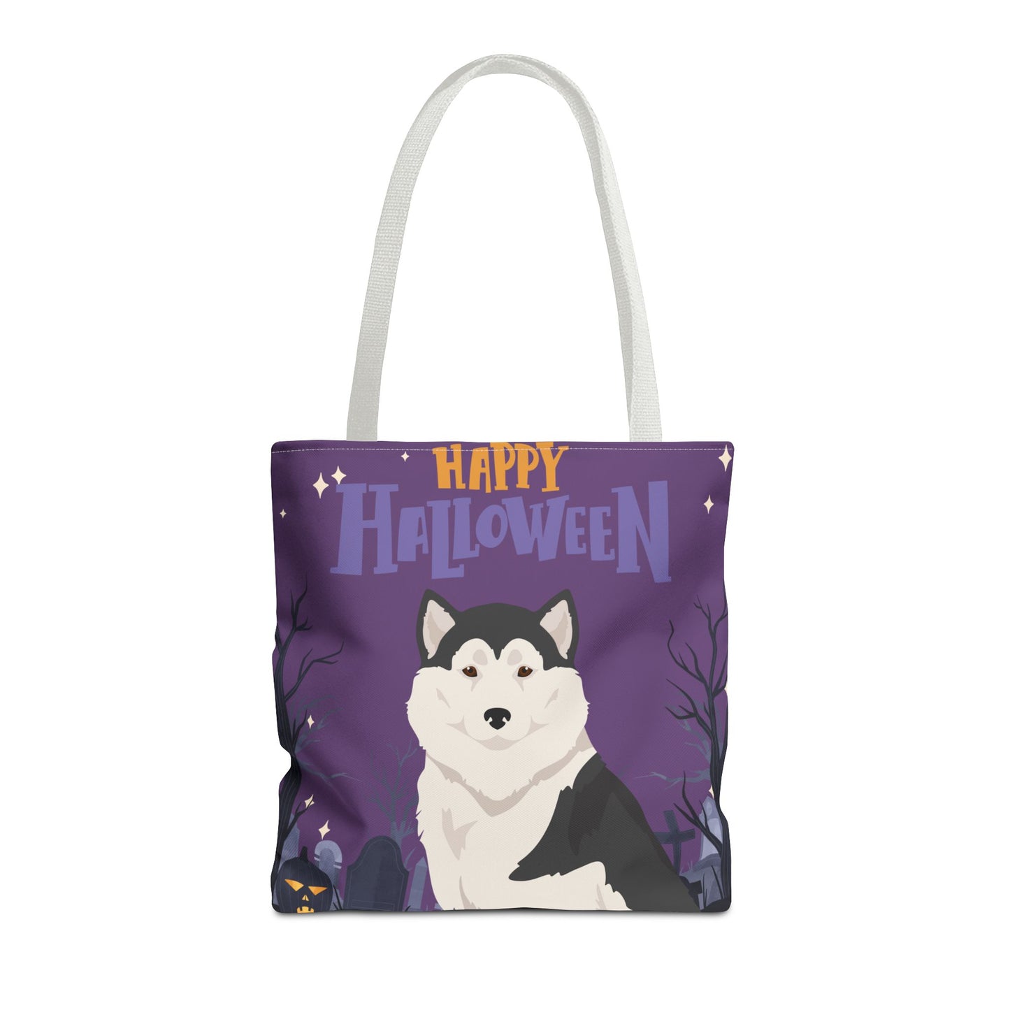 Greenland Dog Dog Happy Halloween Tote Bag 16x16