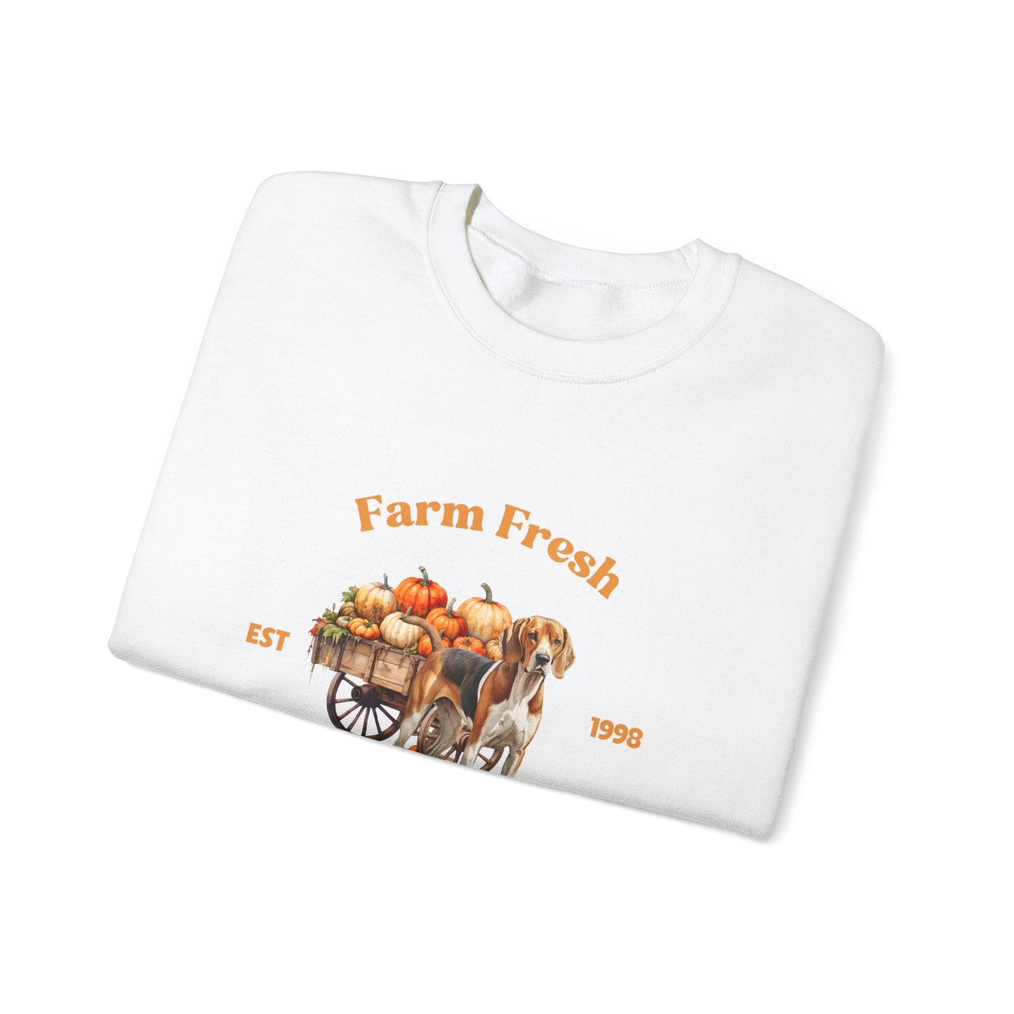 American Foxhound Dog Fall Unisex Heavy Blend Crewneck Sweatshirt