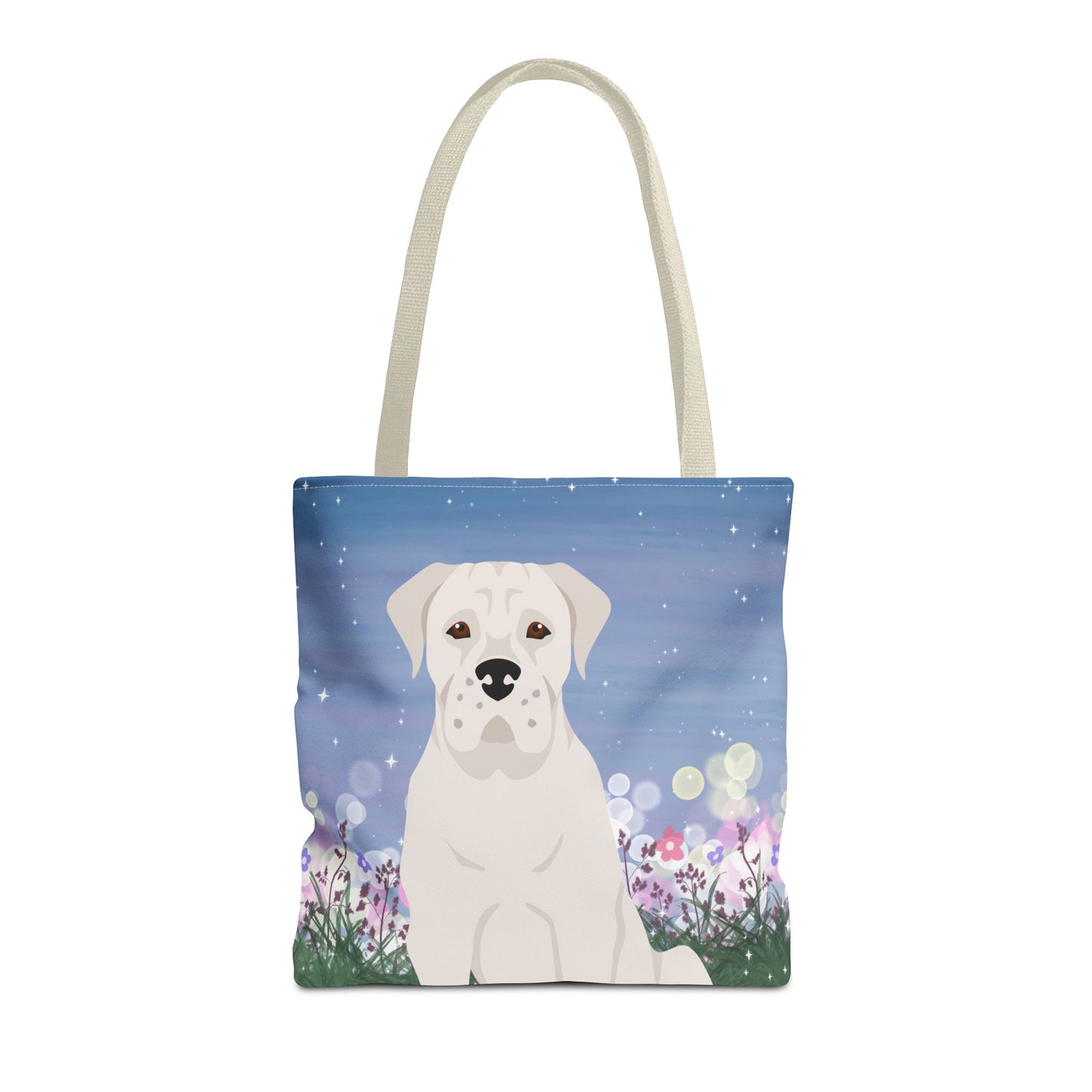 Dogo Argentino Dog Tote Bag 16x16