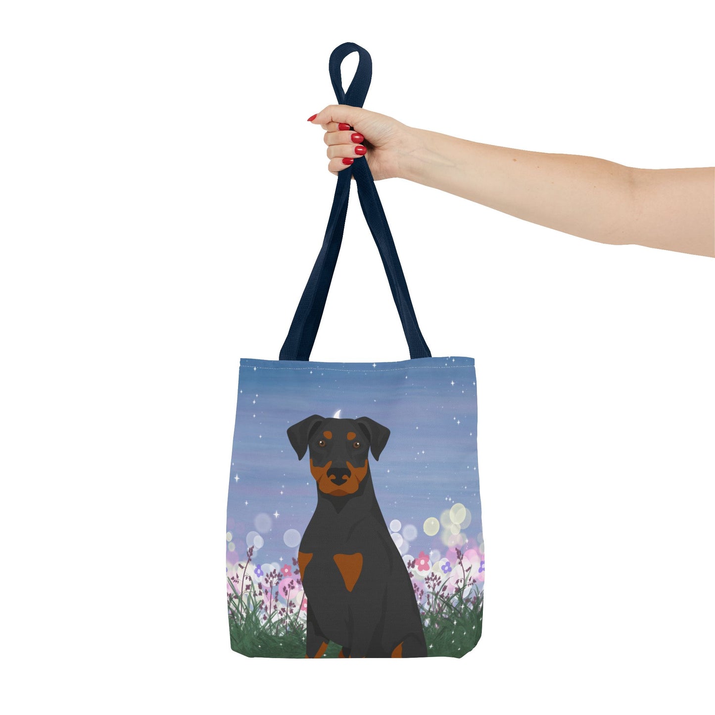 Dobermann Pinscher Dog Tote Bag 13x13