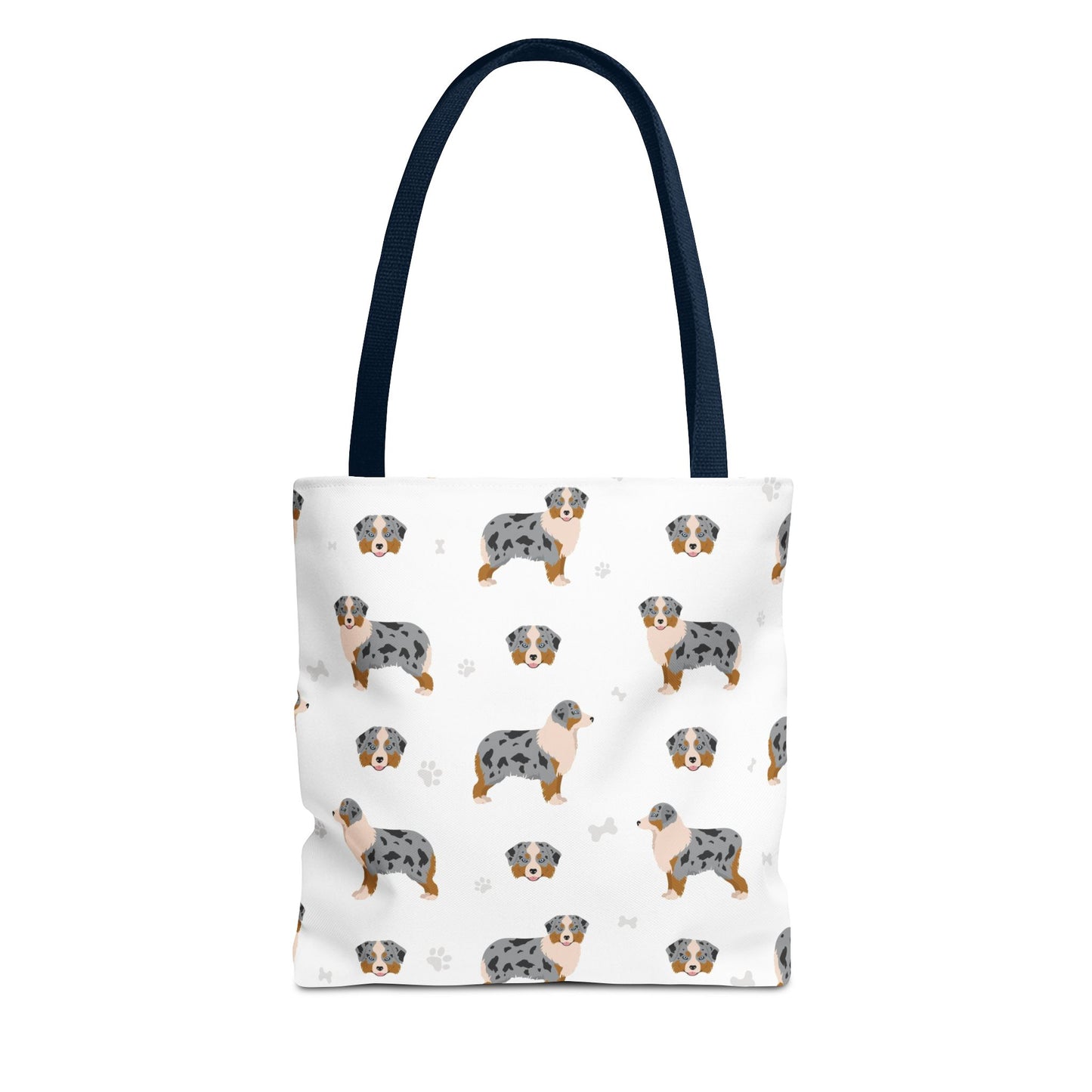 Miniature Australian Shepherd Dog Tote Bag, Aussie Dog Mom Gift