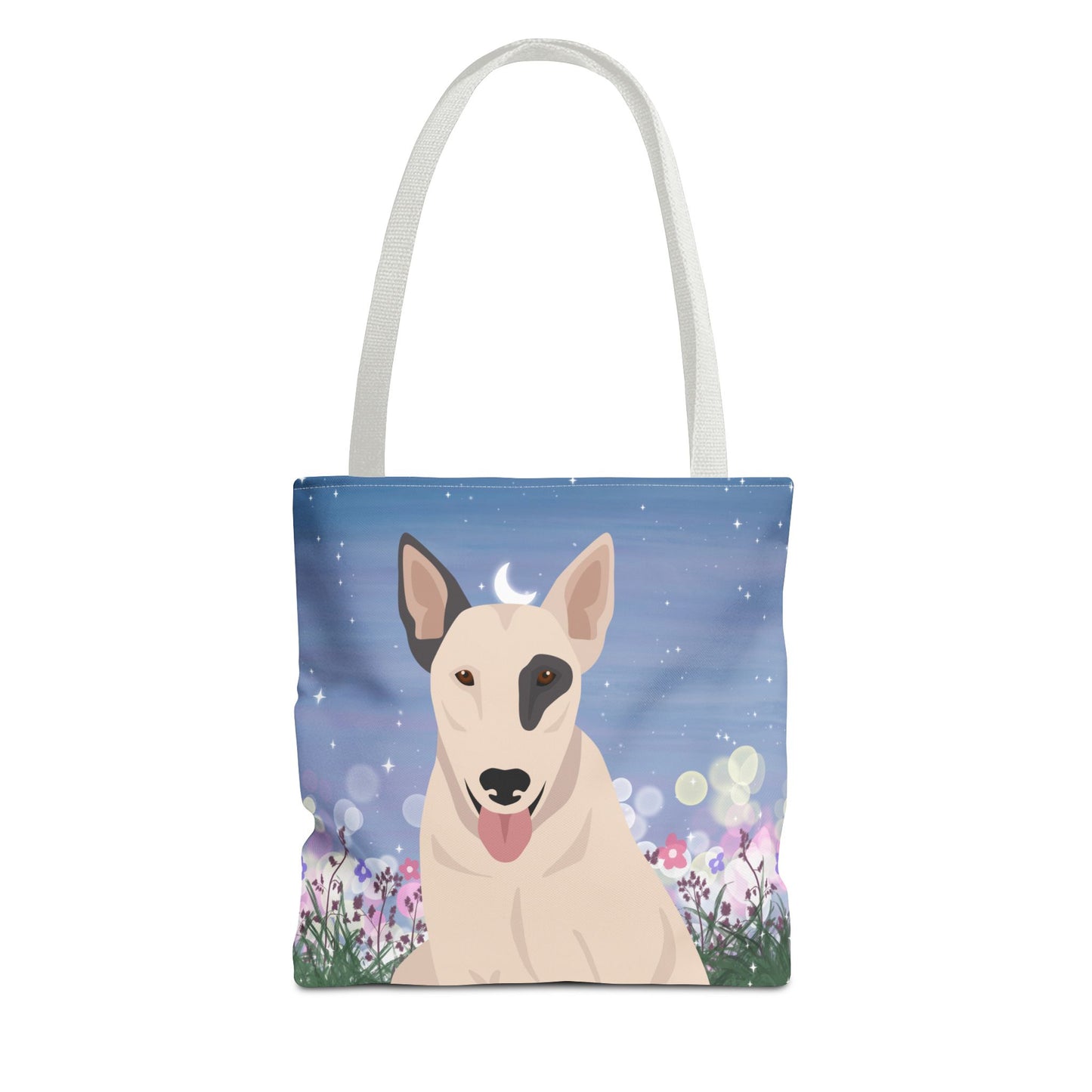 Bull Terrier Dog Tote Bag 13x13