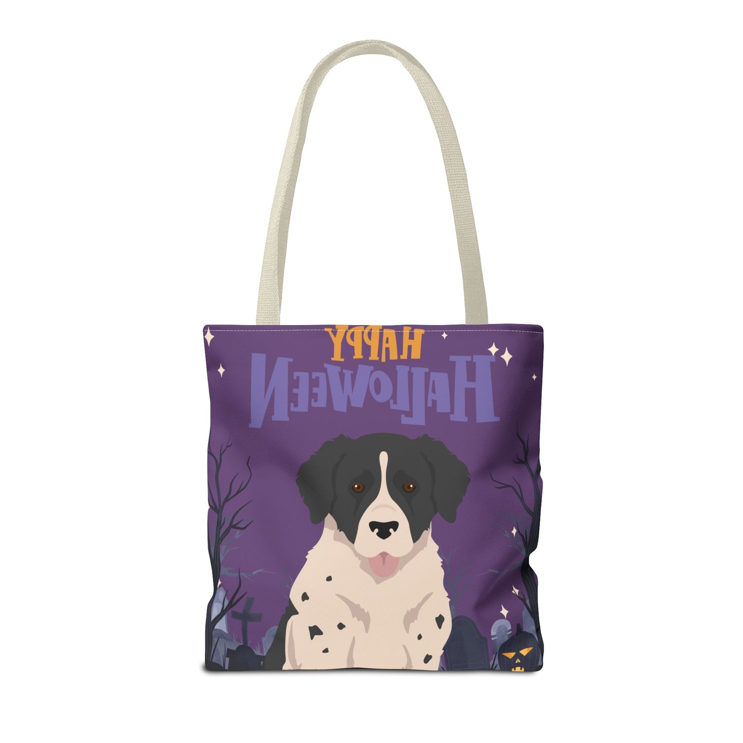 Wetterhoun Dog Happy Halloween Tote Bag 16x16