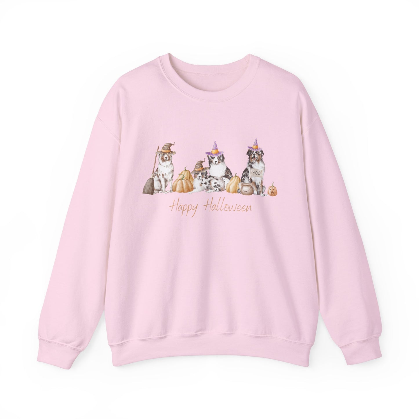 Australian Shepherd Dog Halloween Unisex Heavy Blend Crewneck Sweatshirt