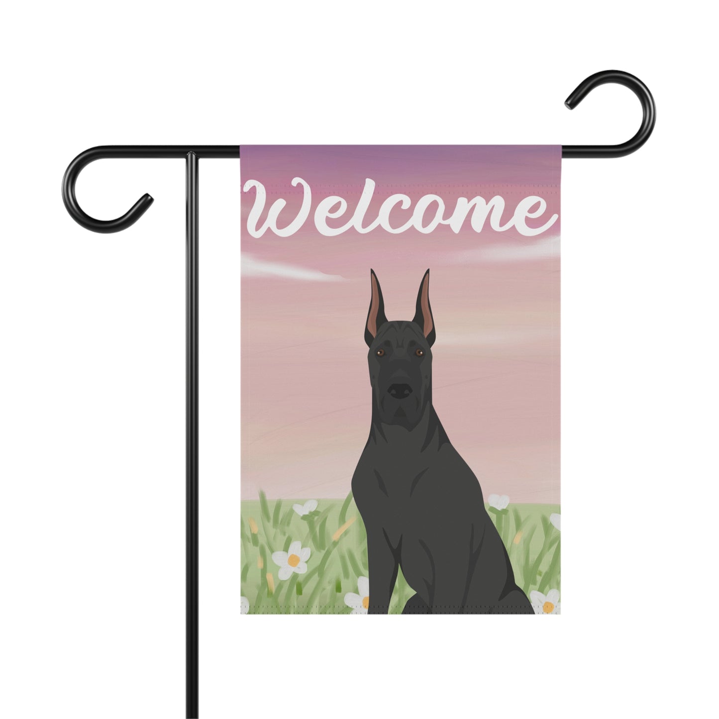 Great Dane Dog Welcome Garden Flag