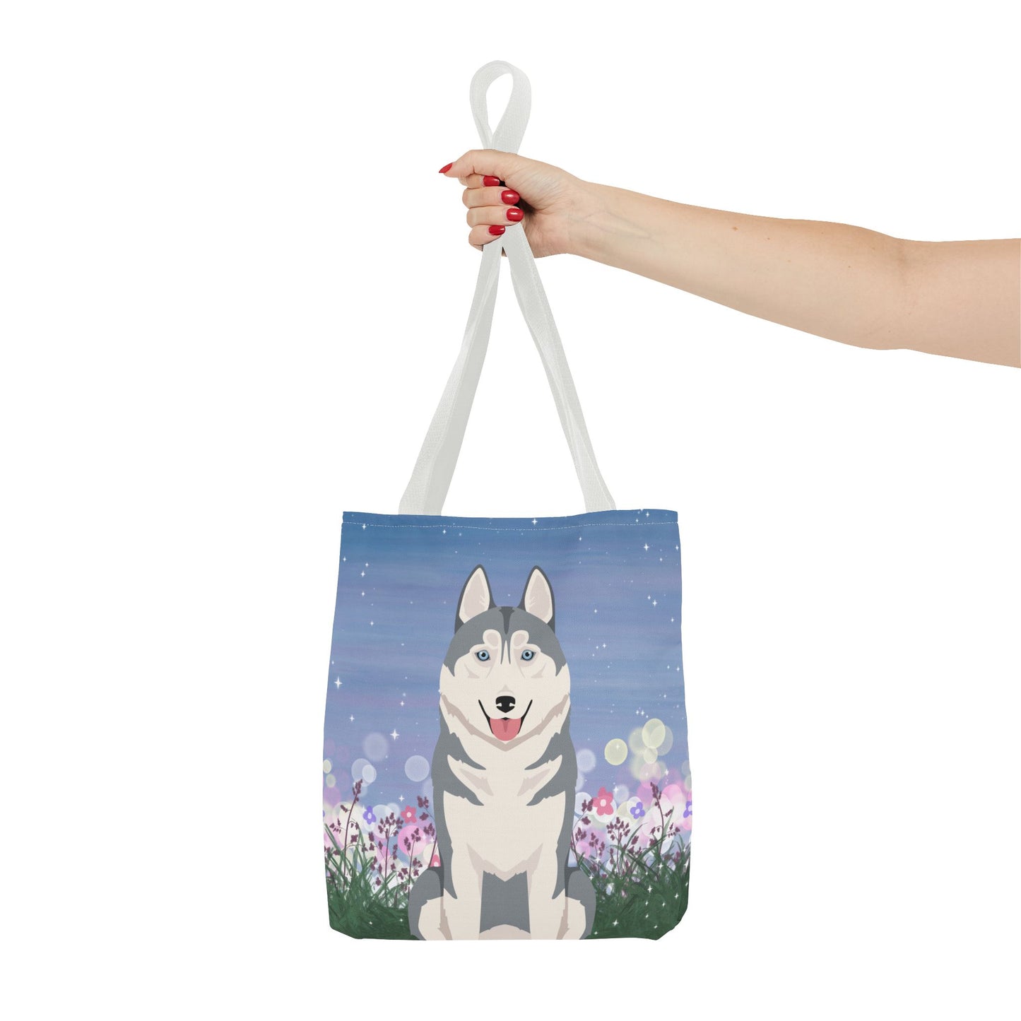 Siberian Husky Dog Tote Bag 13x13