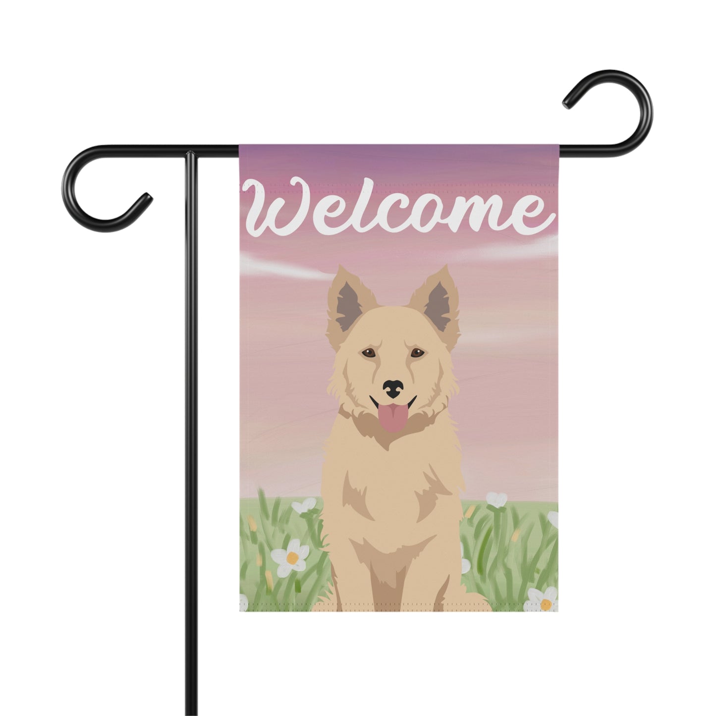 Mudi Dog Welcome Garden Flag
