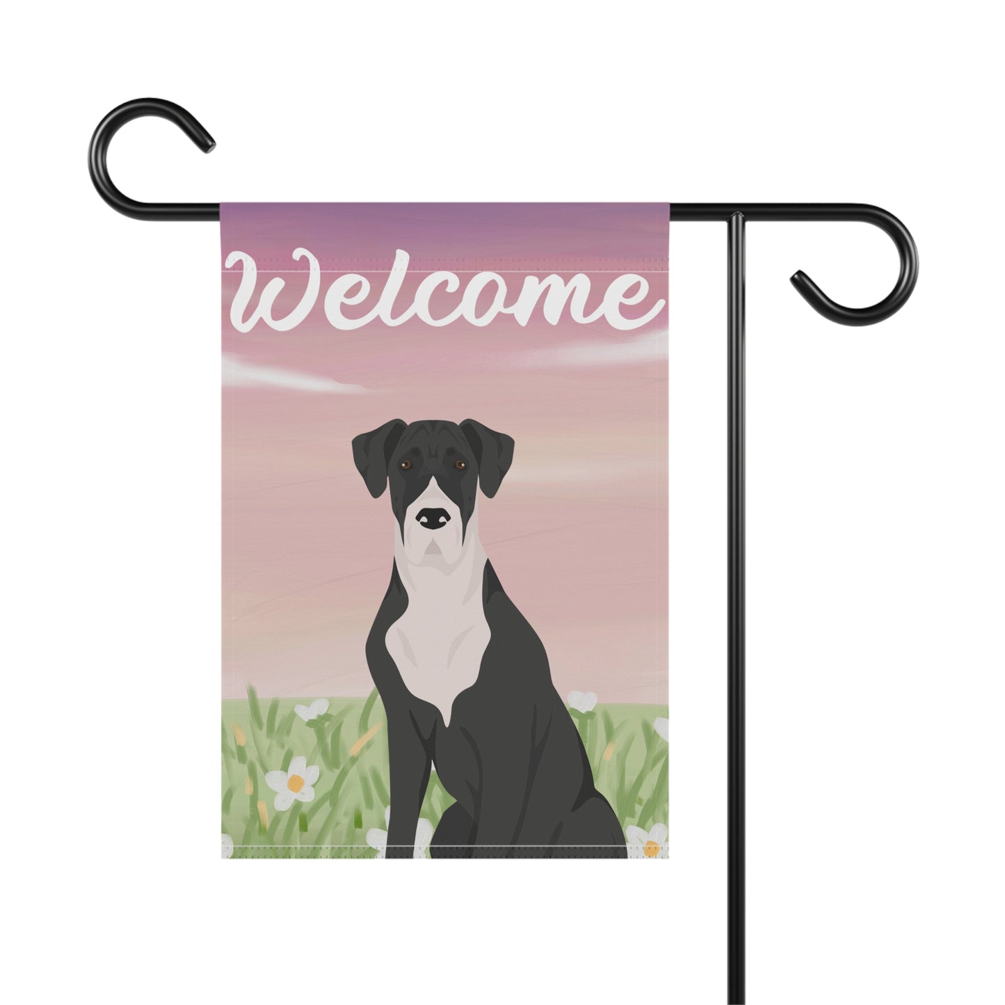 Great Dane Dog Welcome Garden Flag
