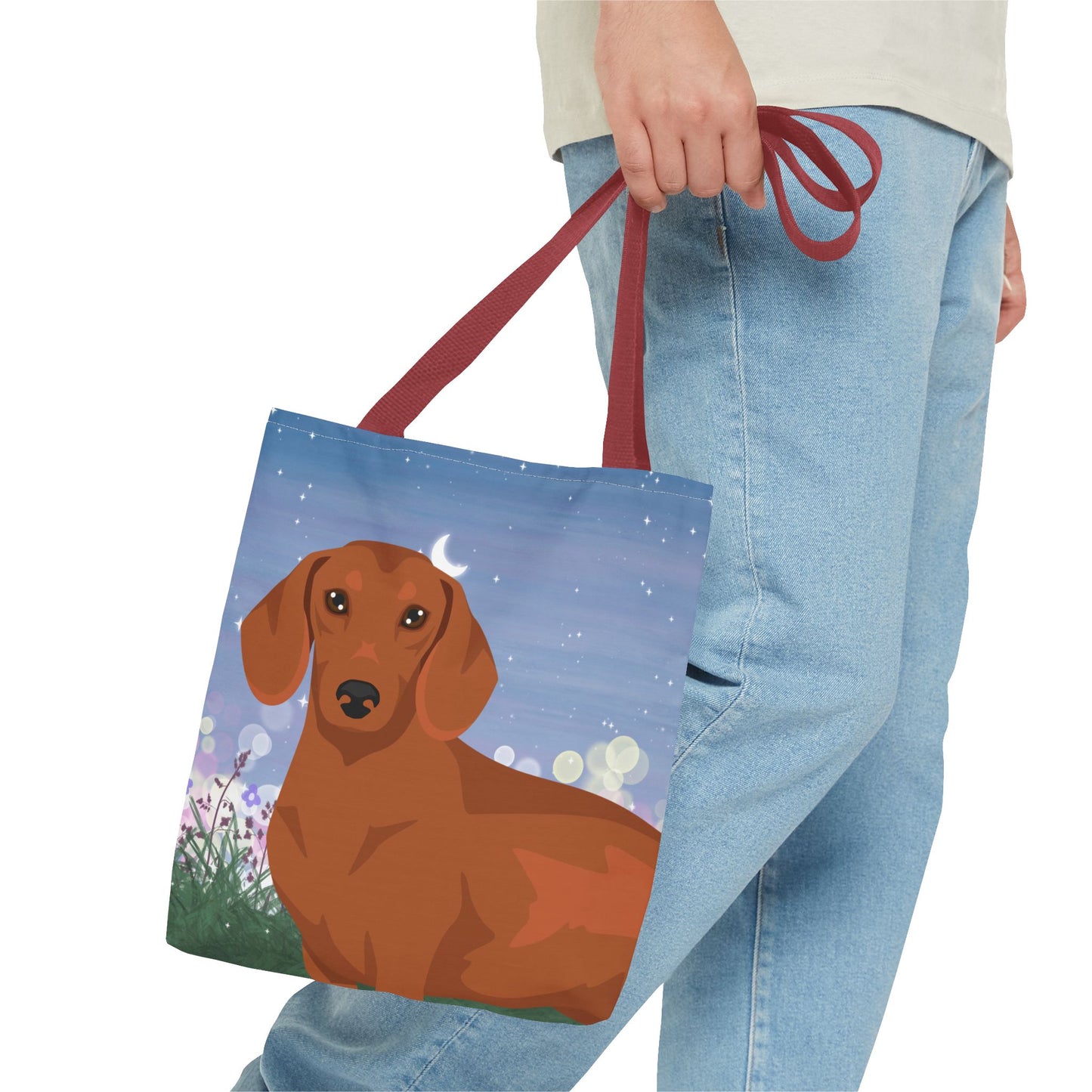 Dachshund Dog Tote Bag 13x13
