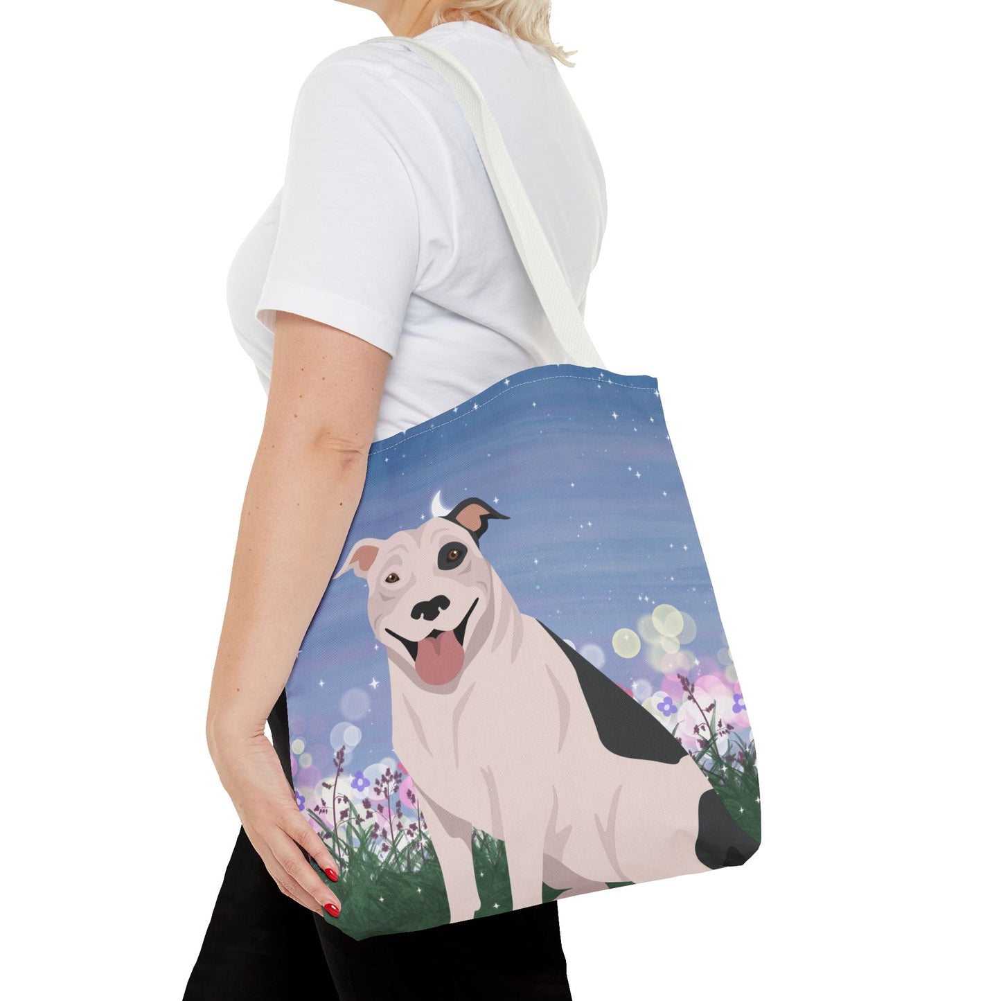 Pit Bull Dog Tote Bag 16x16