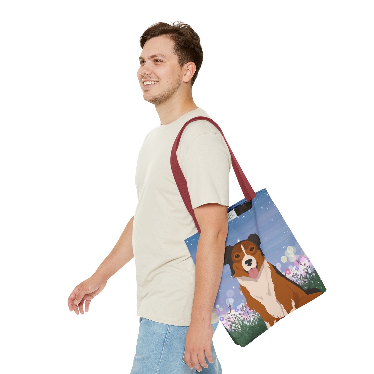 English Shepherd Dog Tote Bag 16x16