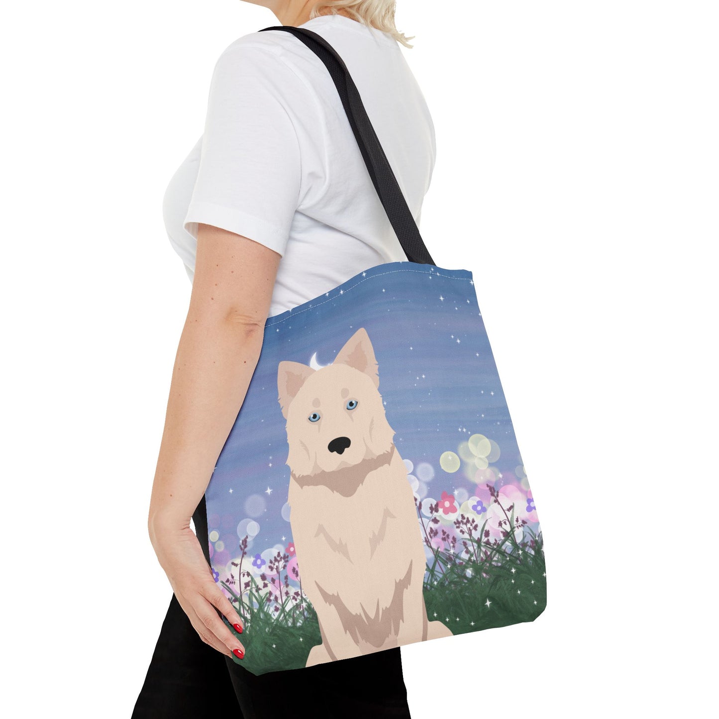 Yakutian Laika Dog Tote Bag 16x16