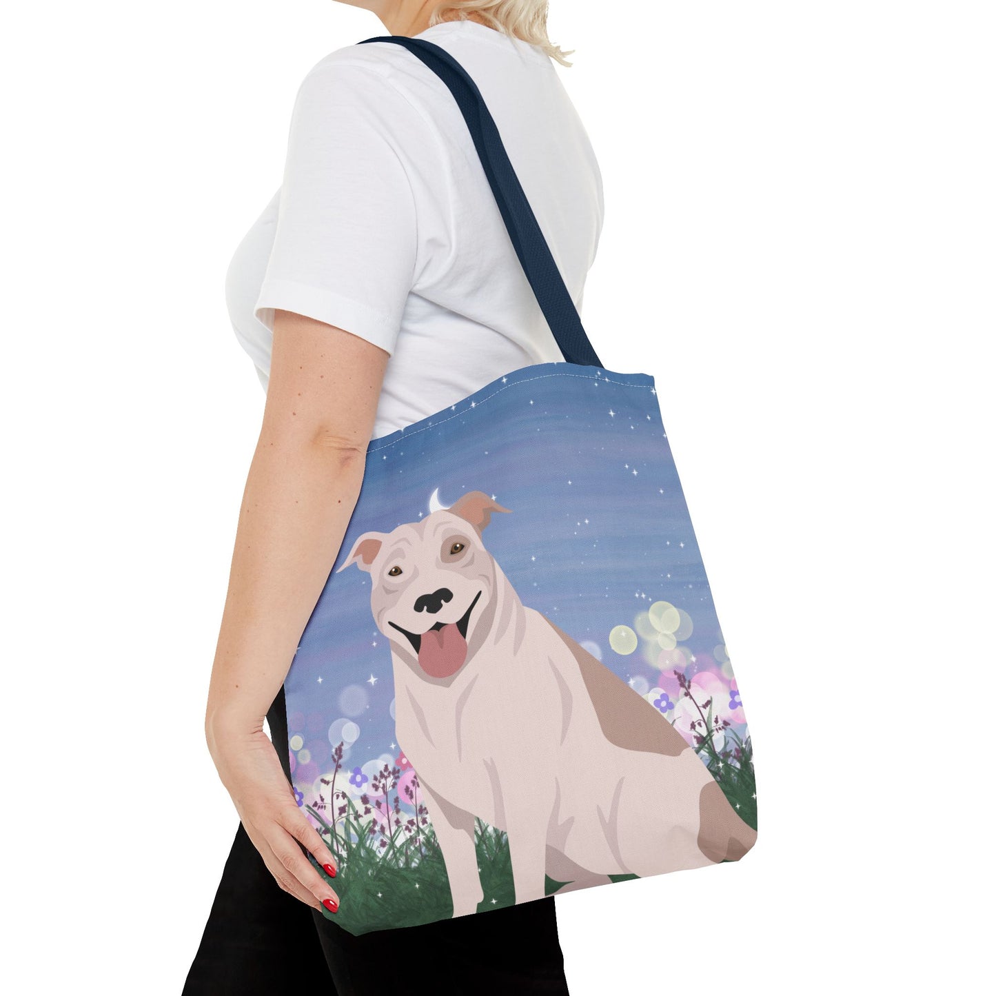 Pit Bull Dog Tote Bag 16x16