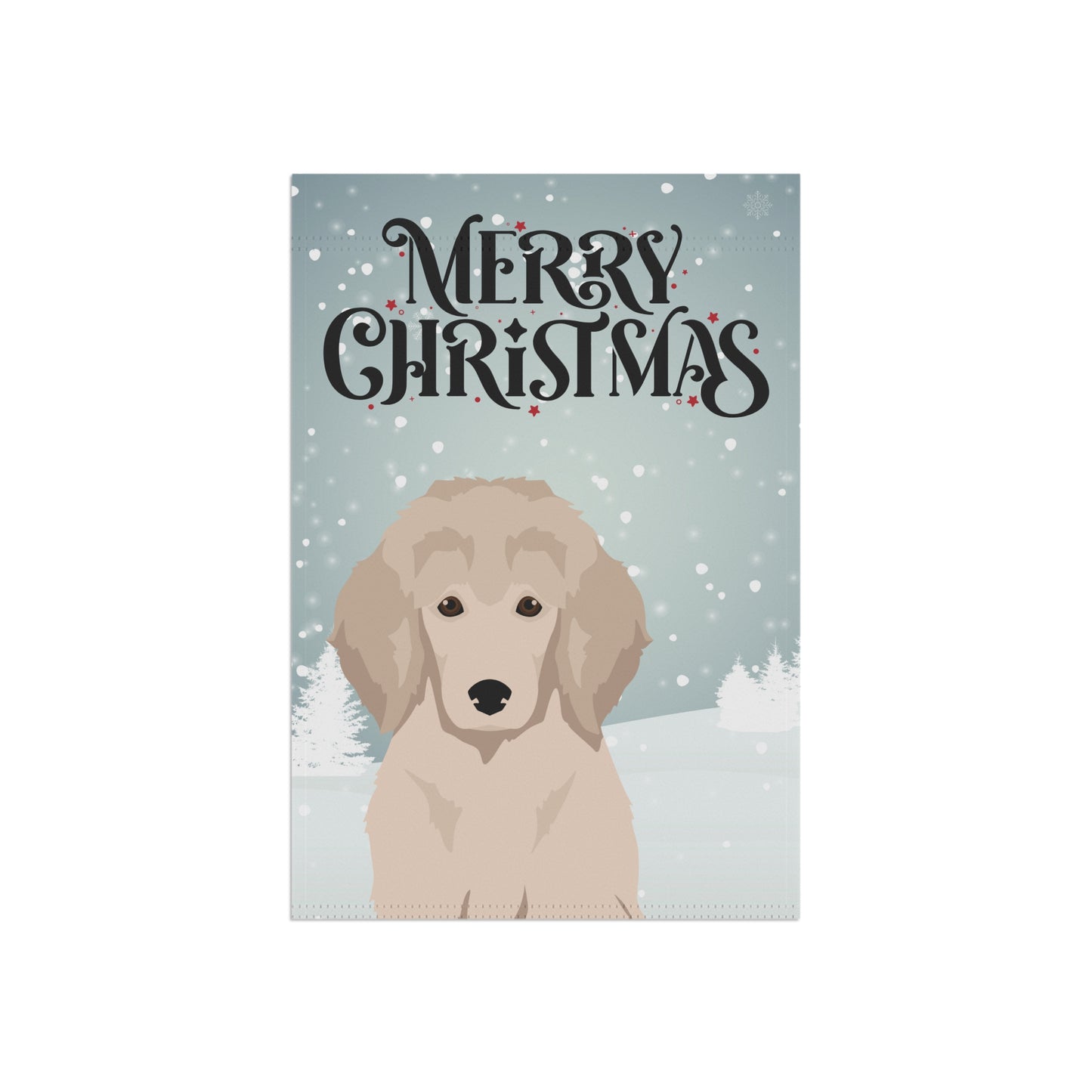 Standard Poodle Dog Garden Flag