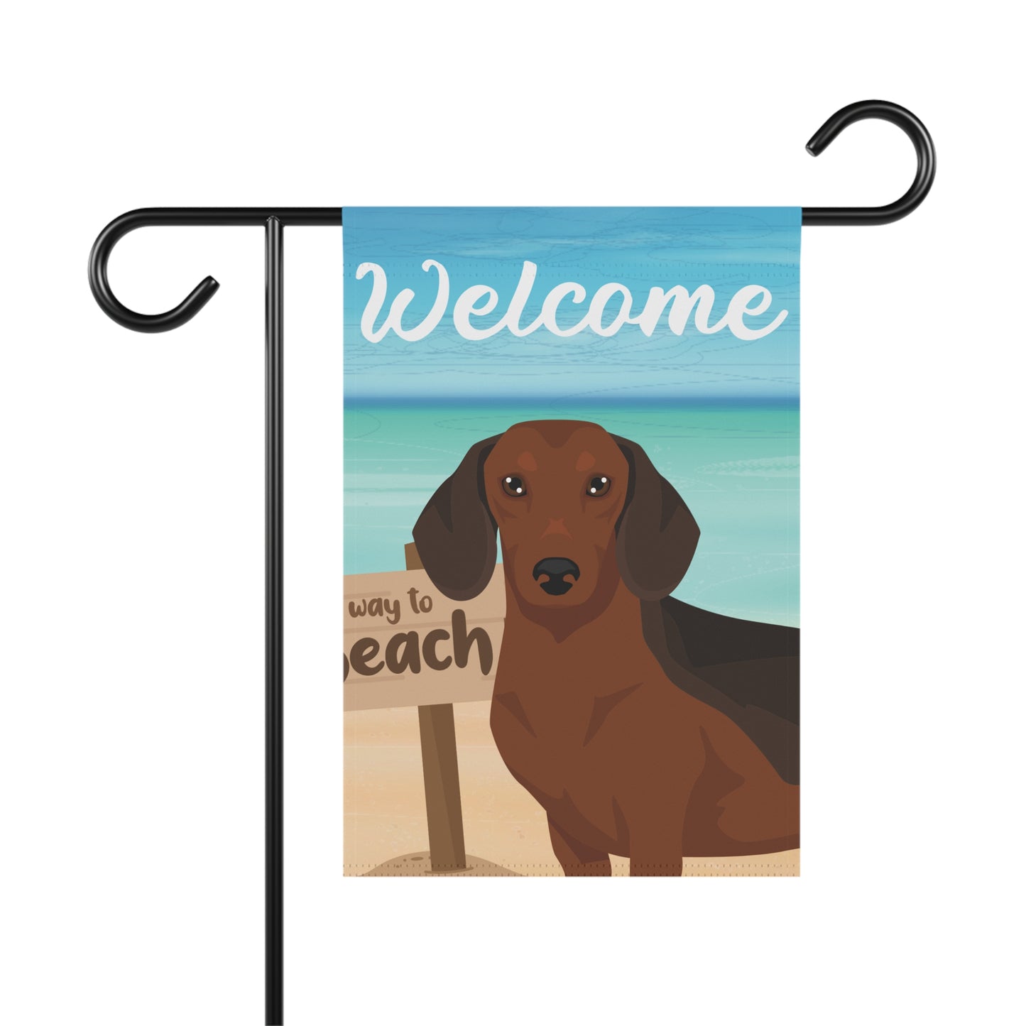 Dachshund Dog Garden Flag