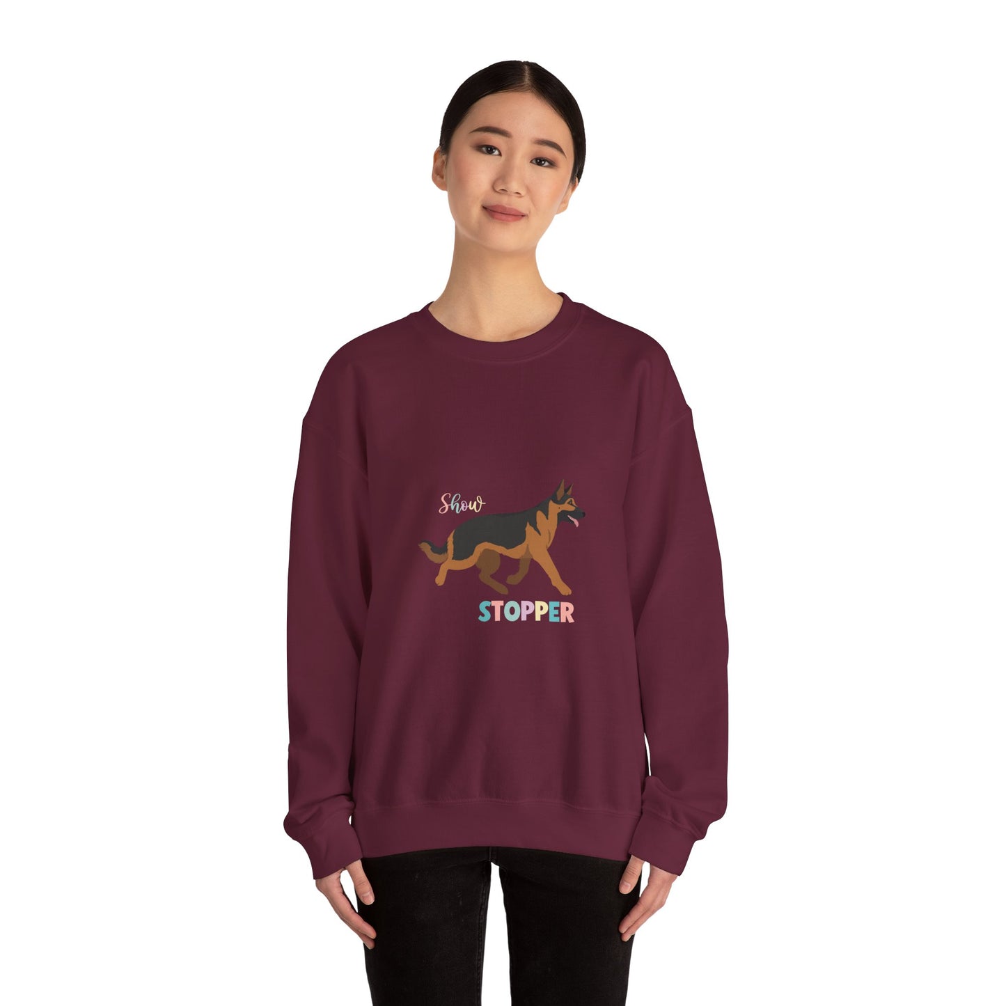 German Shepherd Dog Unisex Heavy Blend Crewneck Sweatshirt
