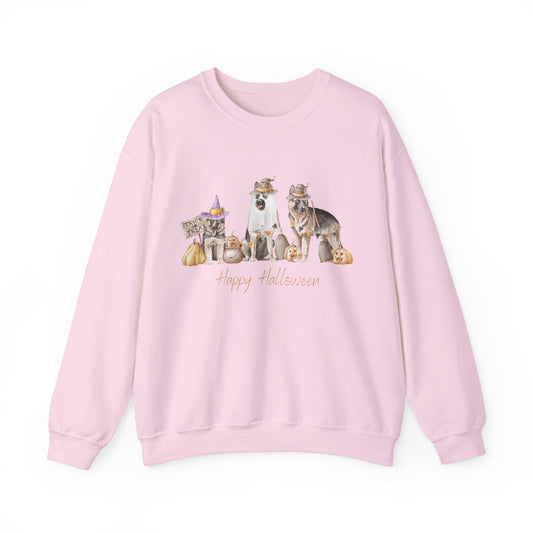 German Shepherd Dog Halloween Unisex Heavy Blend Crewneck Sweatshirt